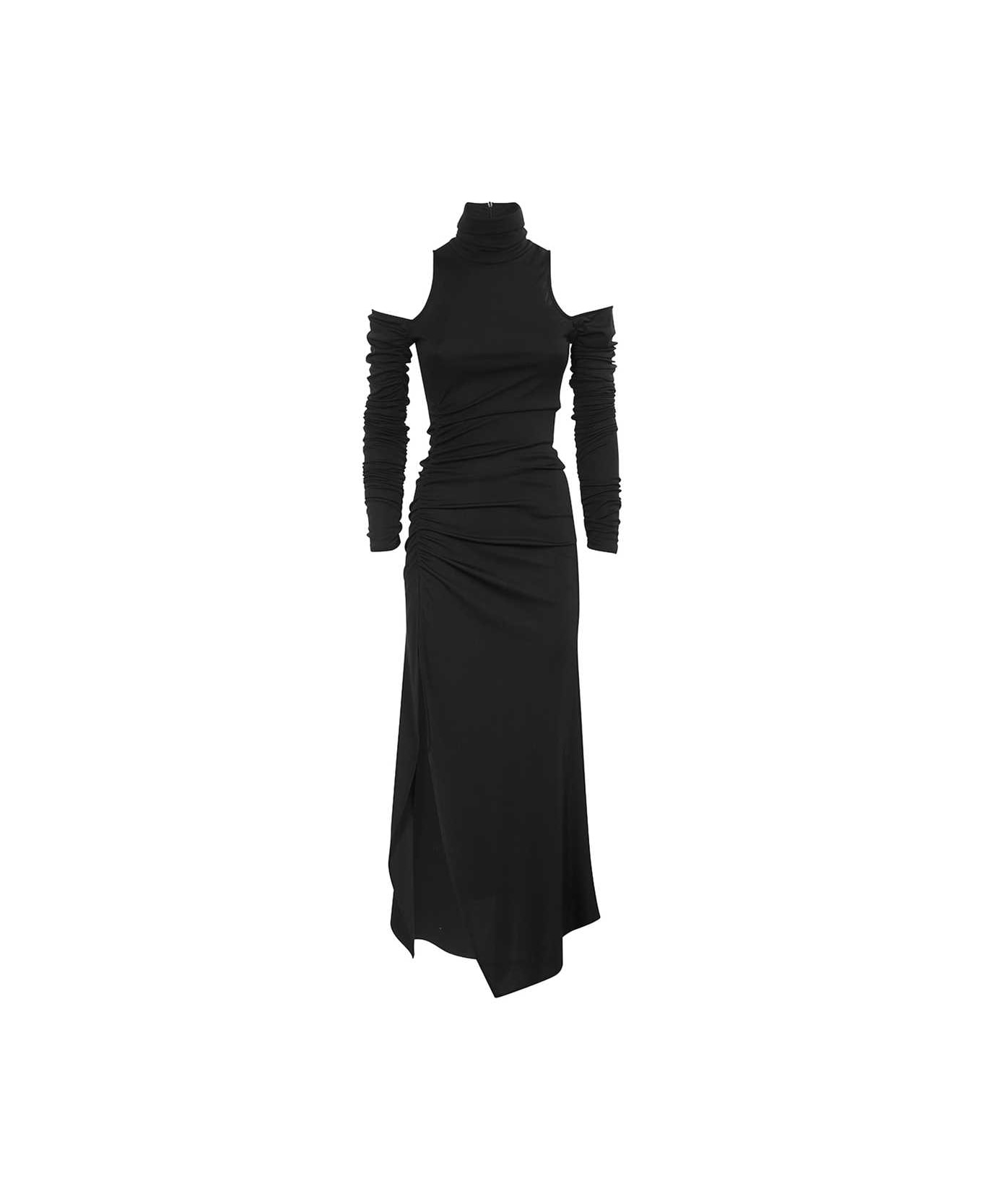 Dondup Dress With Split - black