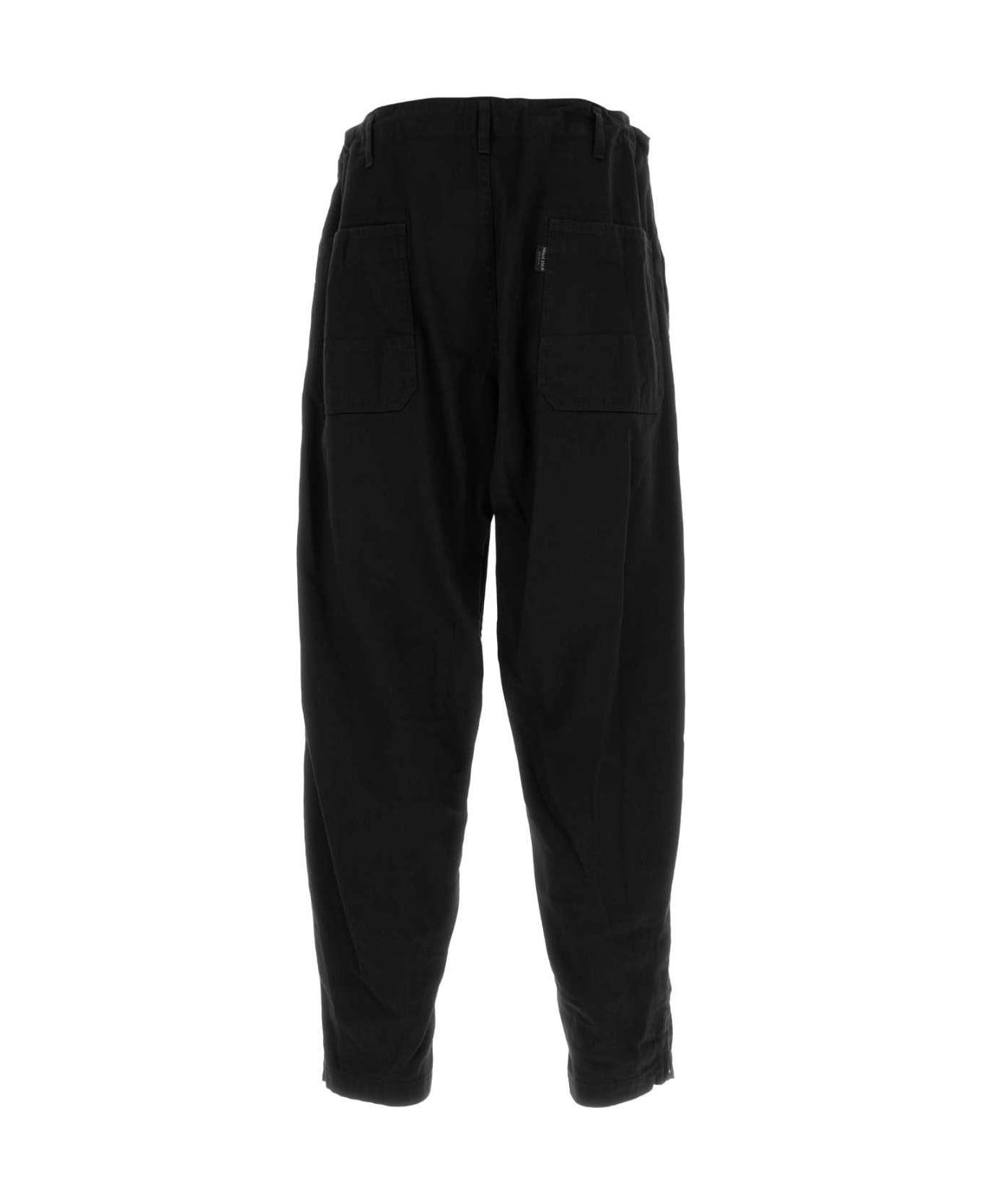 Yohji Yamamoto Black Denim Jeans - BLACK