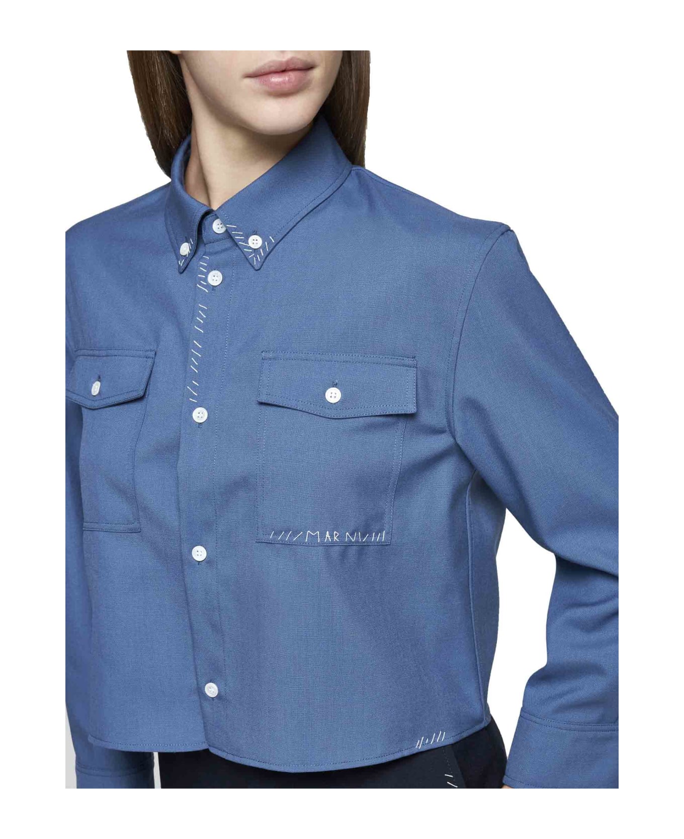 Marni Shirt - Sapphire blue