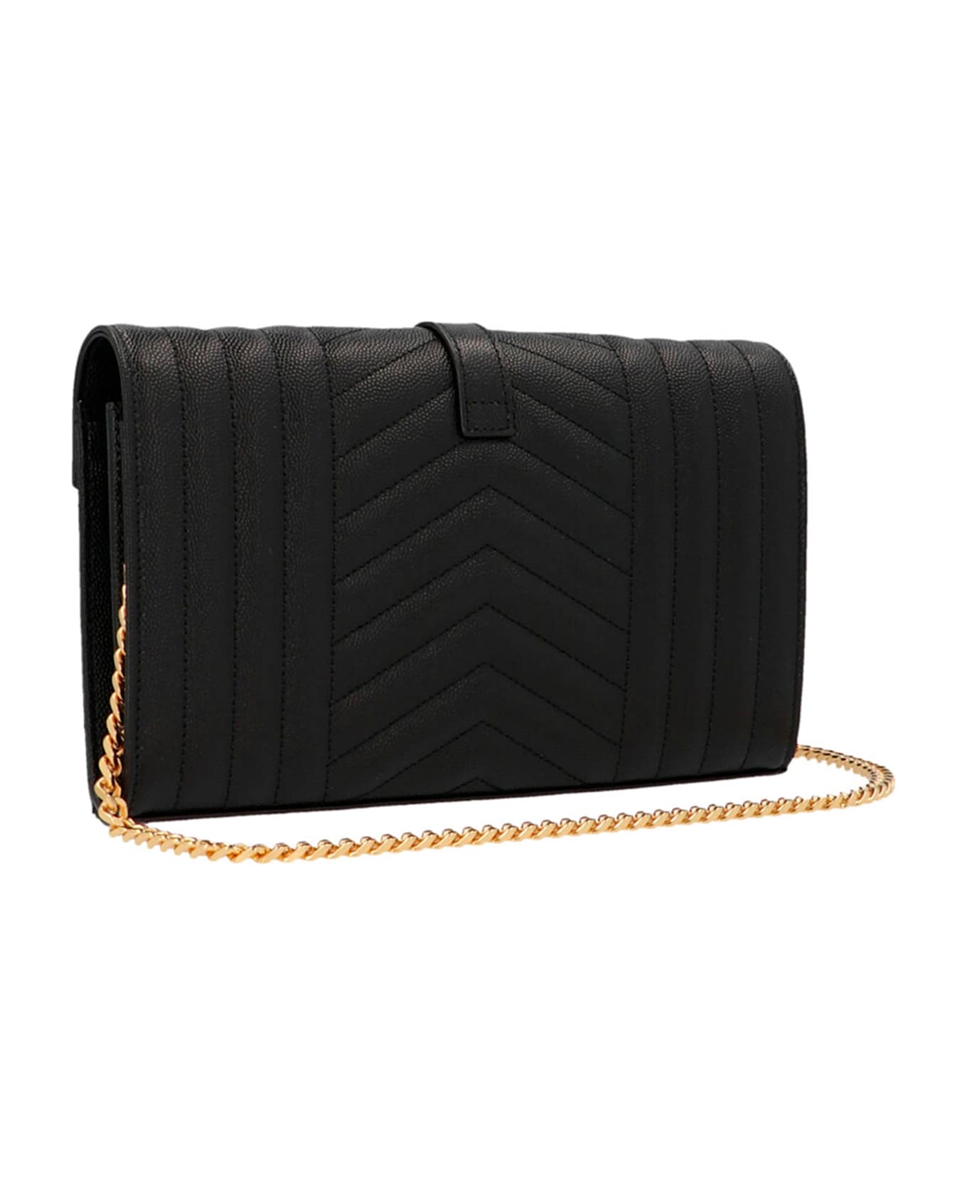Saint Laurent 
monogram
 Clutch - Black  