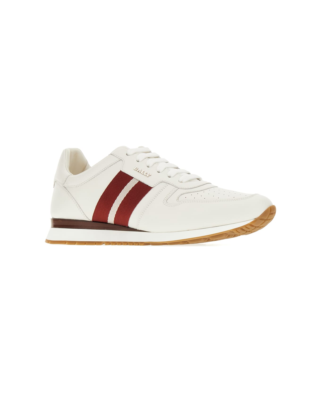 Bally White Leather Sneakers - F517