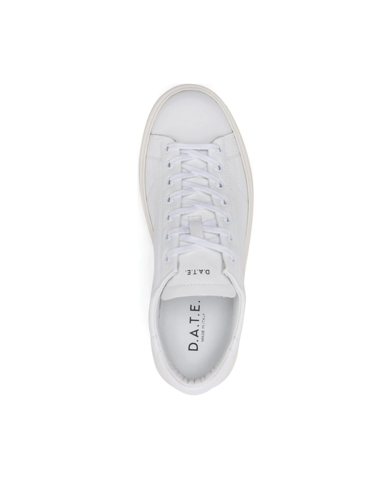 D.A.T.E. White Levante Sneakers - White