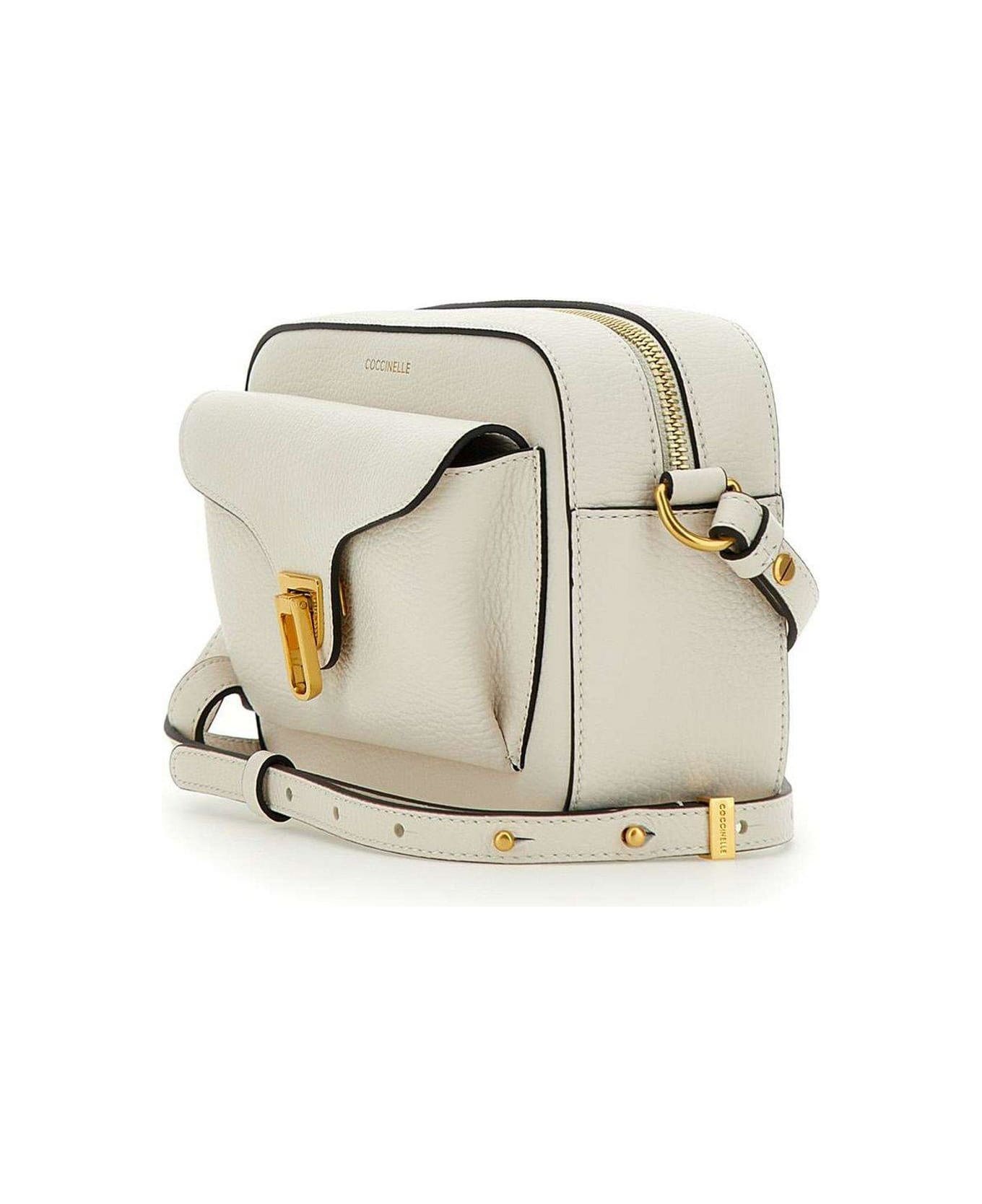 Coccinelle Beat Soft Small Crossbody Bag - Blanco