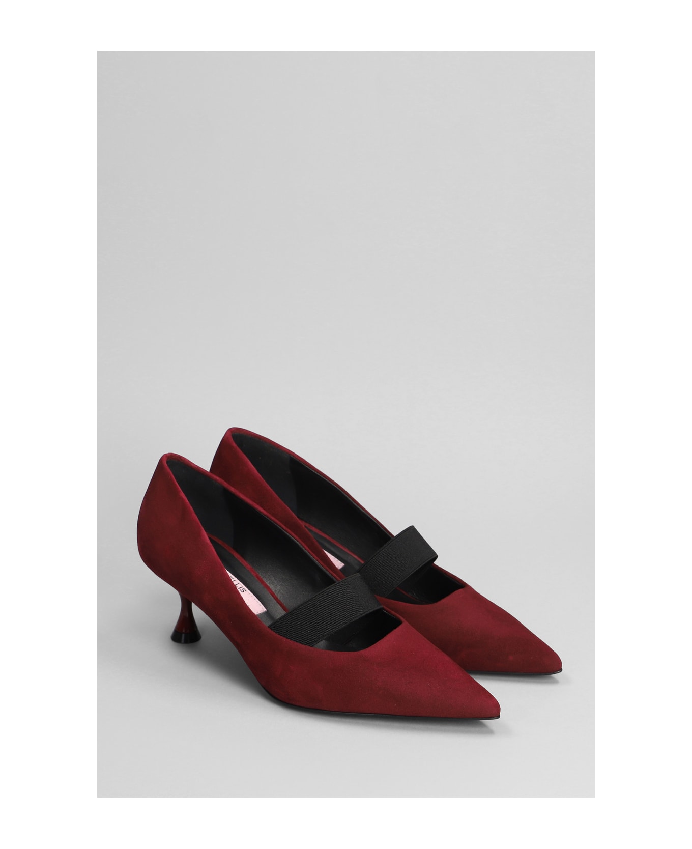 Marc Ellis Pumps In Bordeaux Suede - bordeaux