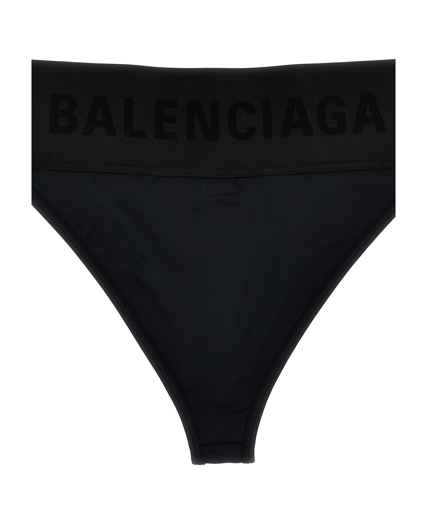 Balenciaga Logo Elastic Briefs - Black  