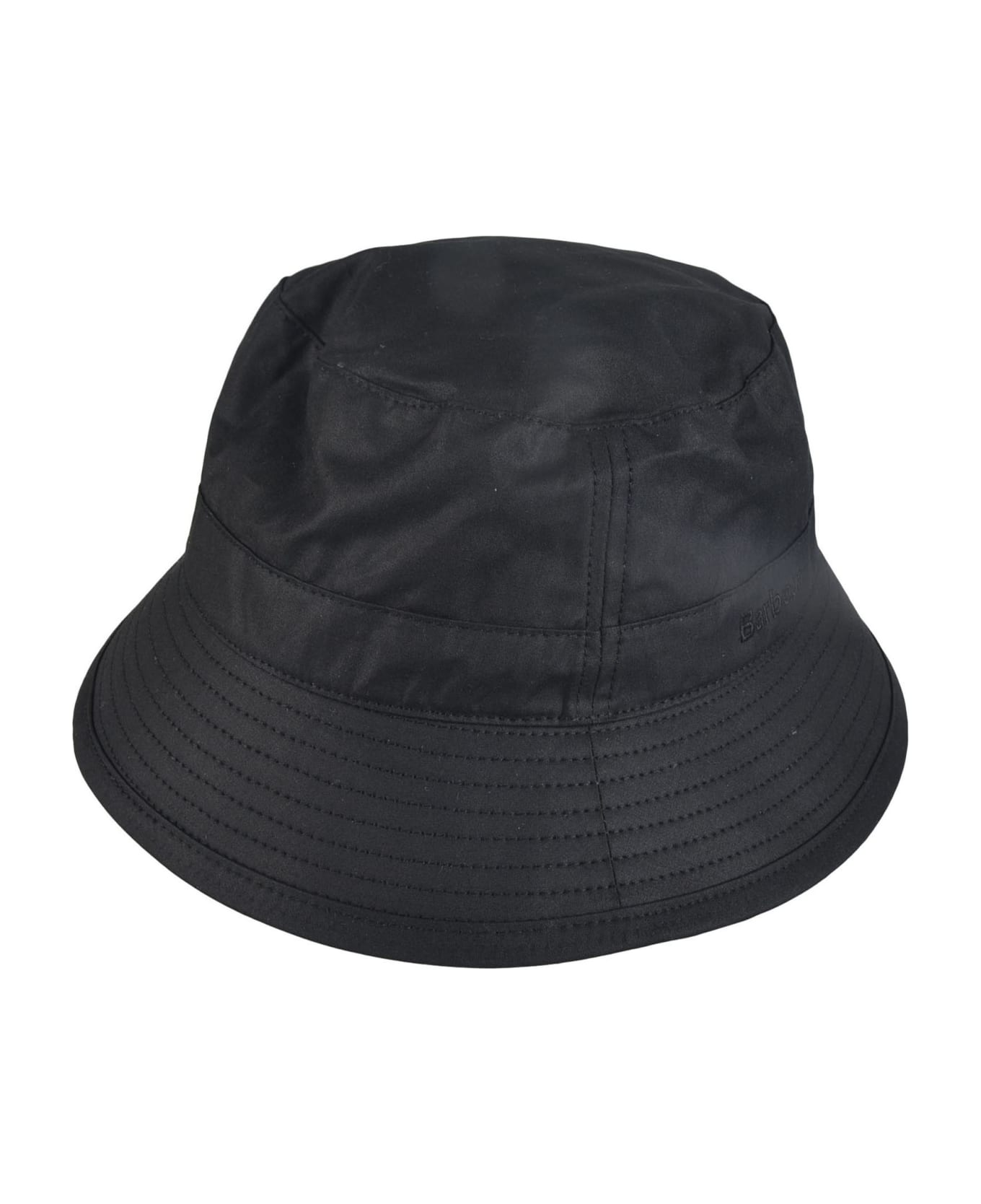 Barbour Wax Cotton Bucket Hat - Black
