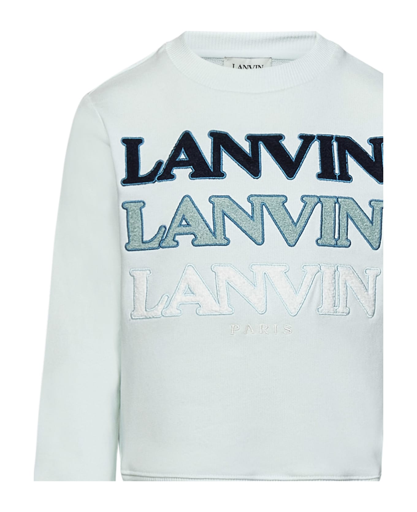 Lanvin Kids Sweatshirt - Clear Blue