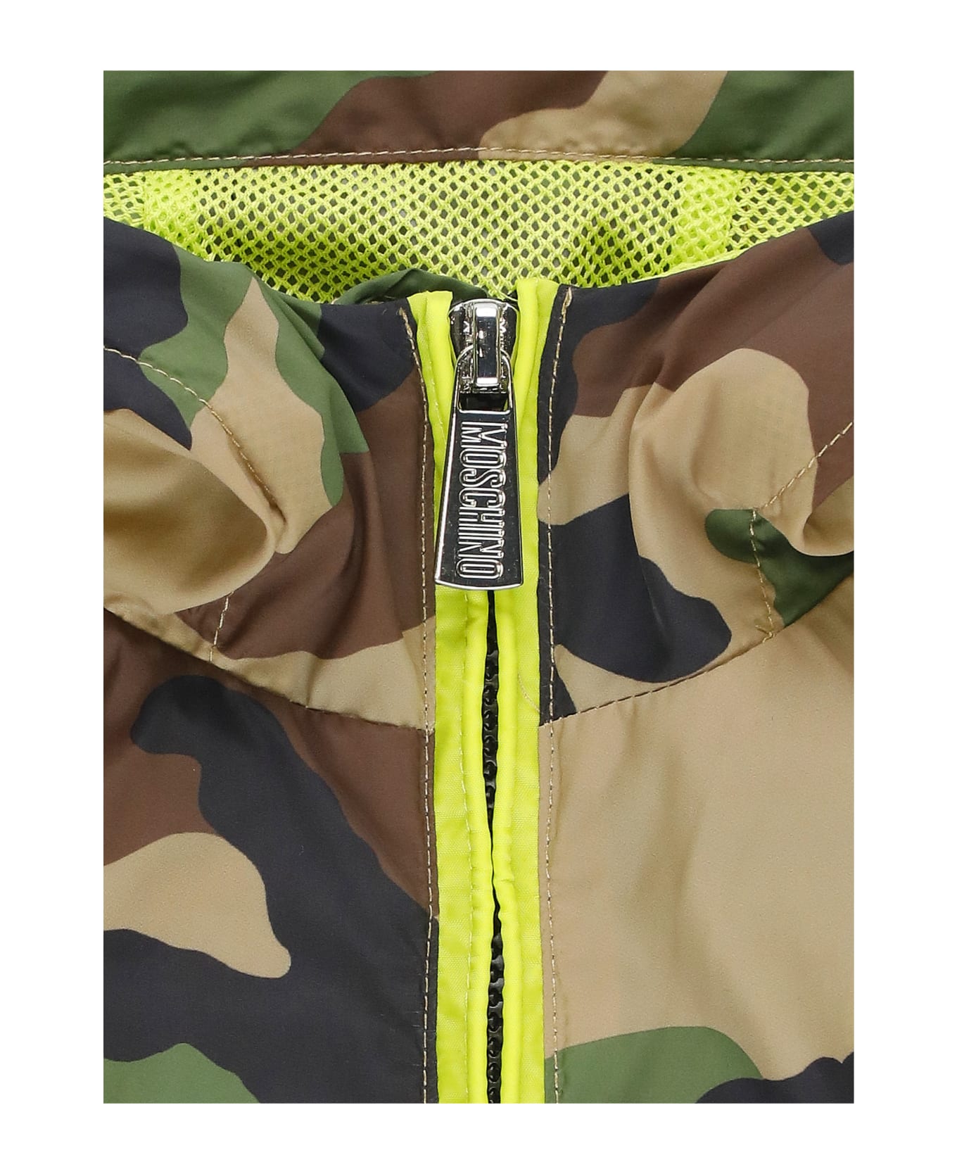 Moschino Jacket With Print - Green
