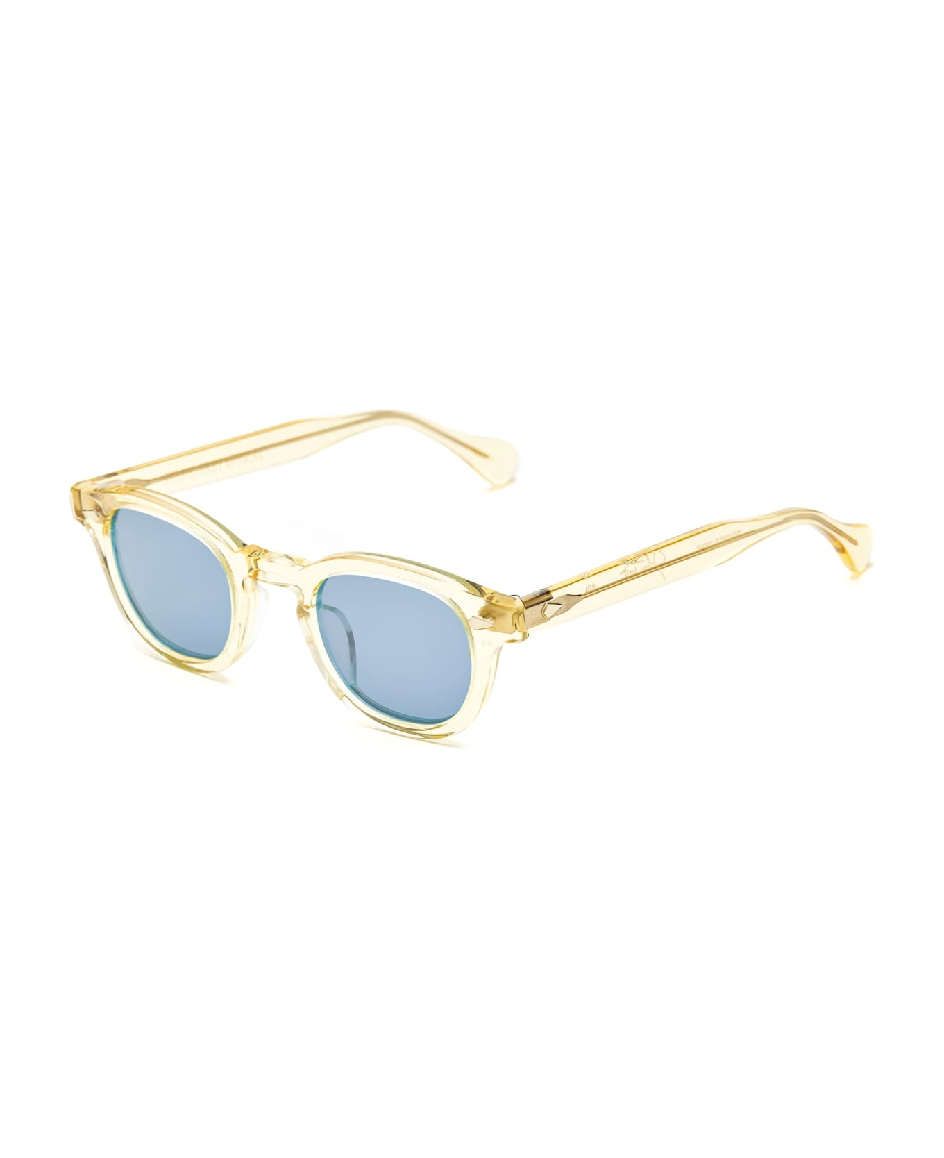Julius Tart Optical Ar 46x24 - Champagne / Light Blue Lens Sunglasses - giallo