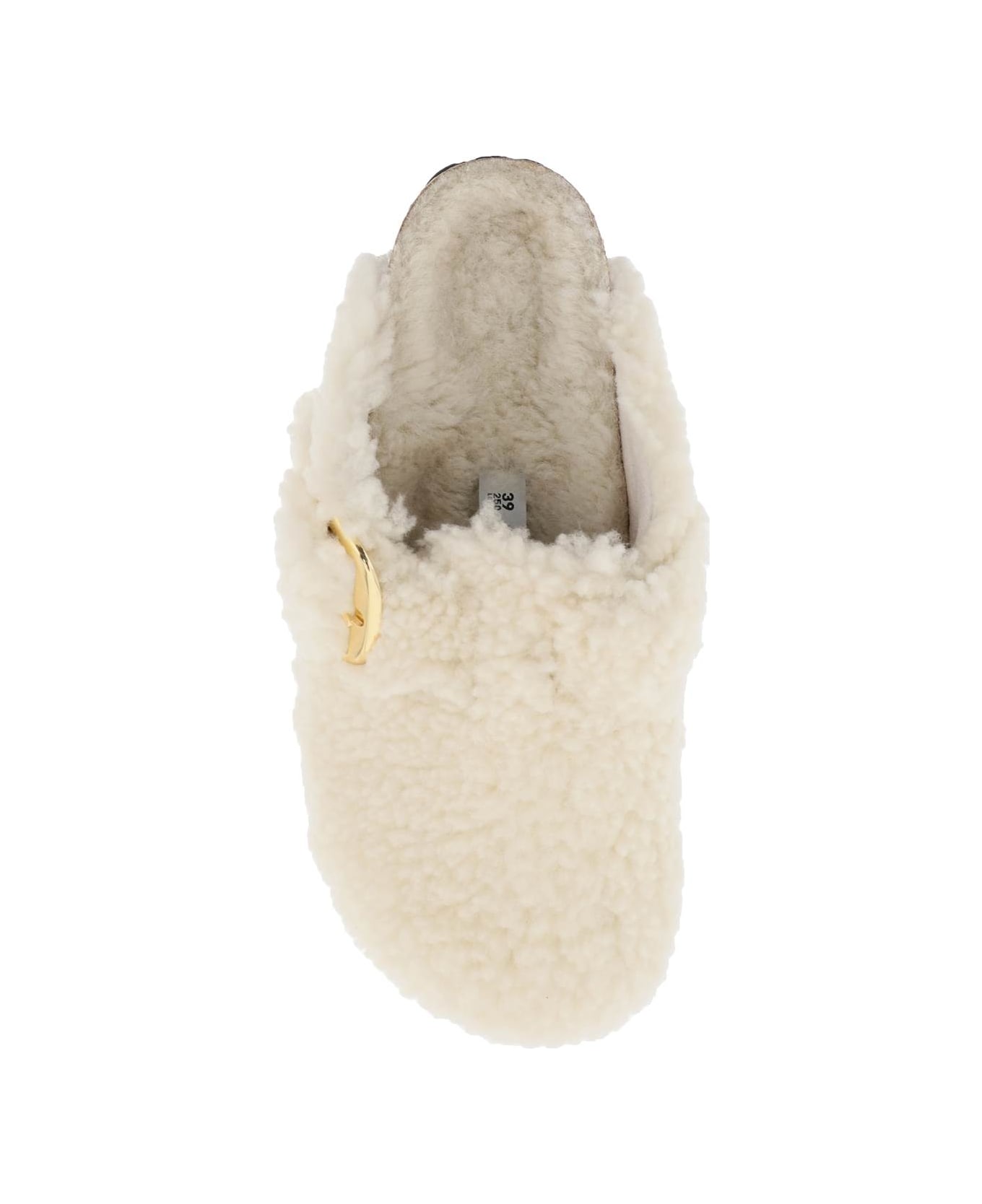 Birkenstock Boston Shearling Mules - Ivory