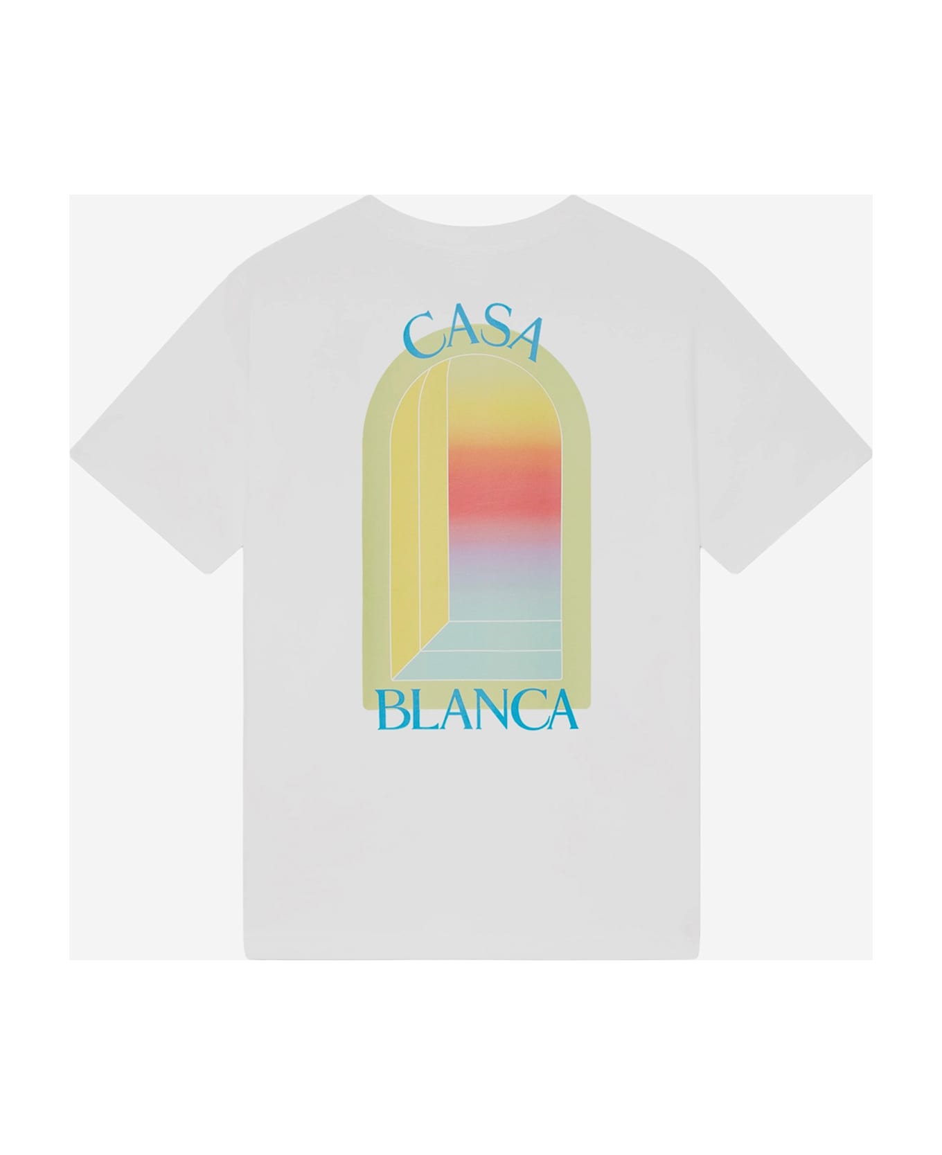 Casablanca Cotton T-shirt With Logo - White