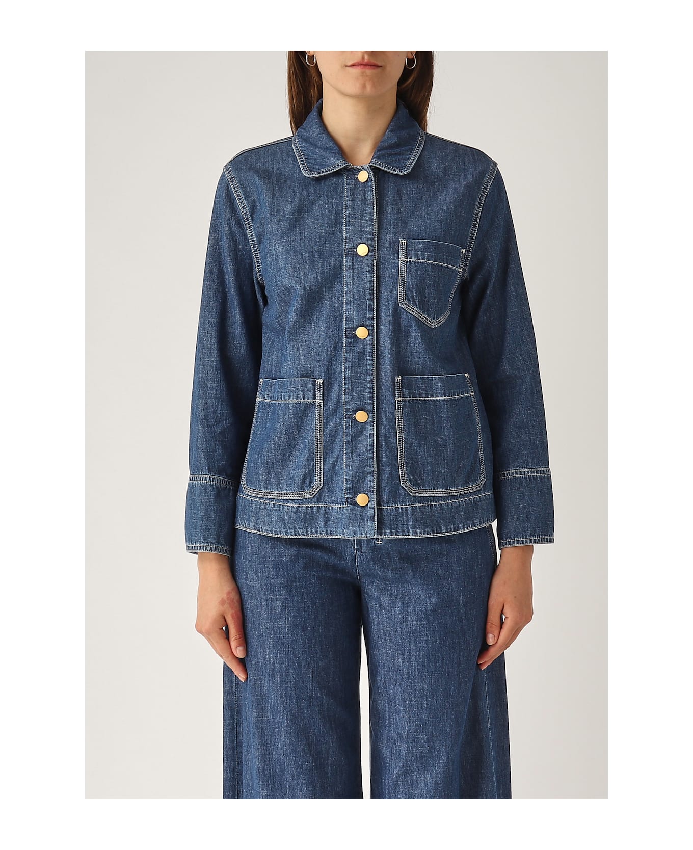 
S Max Mara Giulietta Jacket - DENIM MEDIO