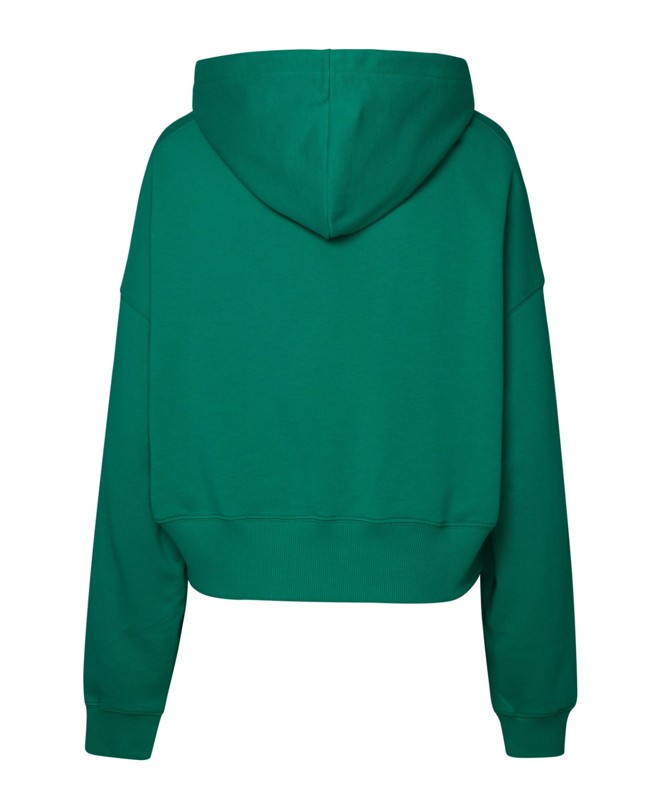 MSGM Green Cotton Sweatshirt - Green