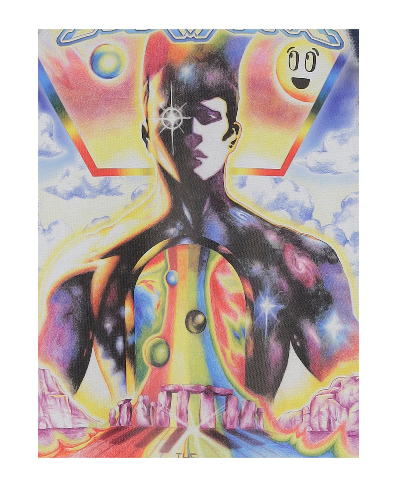 Casablanca Cotton Sweatshirt With Logo - Blue