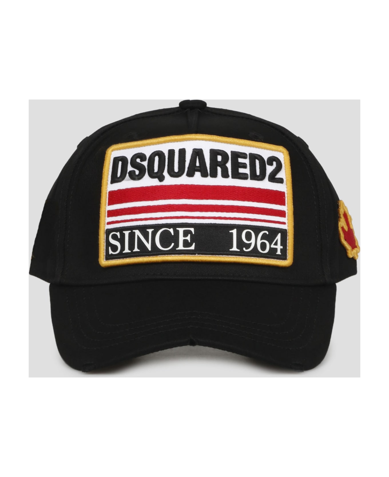 Dsquared2 Baseball Cap With Patch - Black