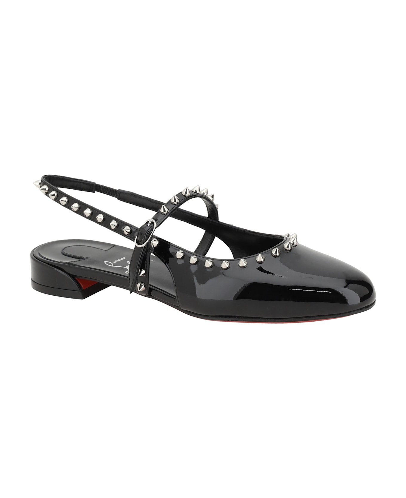 Christian Louboutin Sweet Janispikes Pumps - Black/lin Black