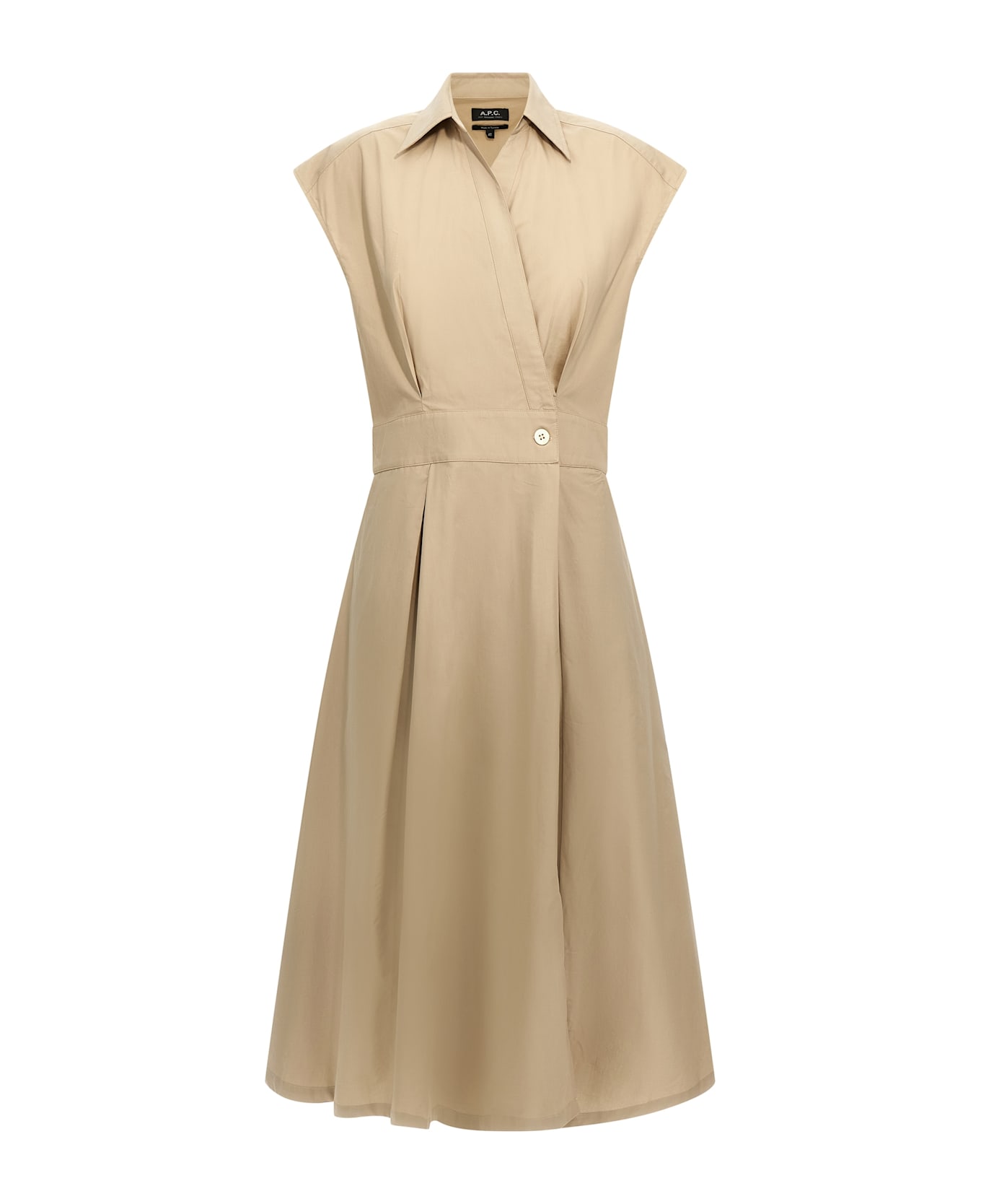 A.P.C. 'athena' Dress - Beige