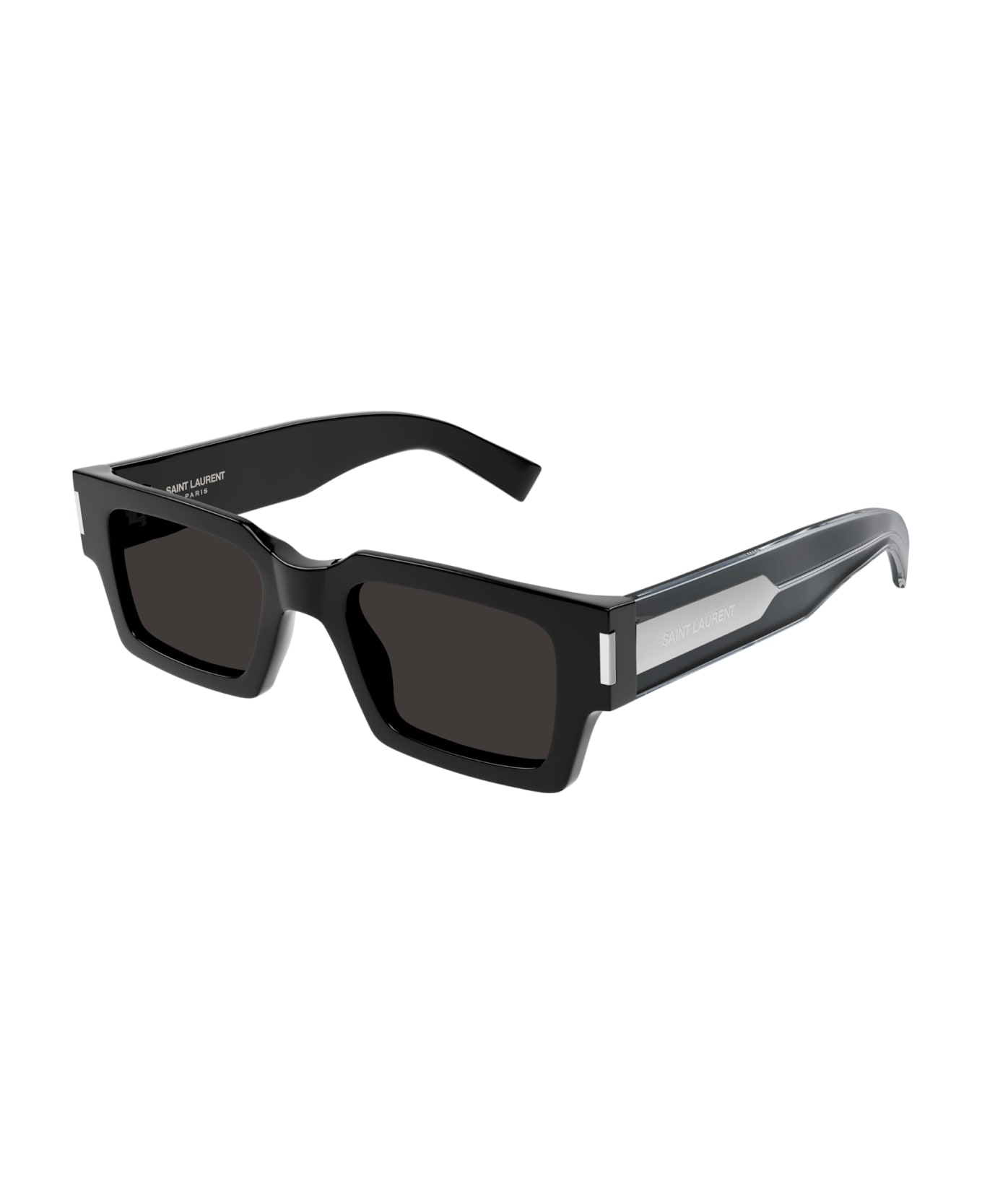 Saint Laurent Eyewear SL 572 Sunglasses - Black Crystal Grey