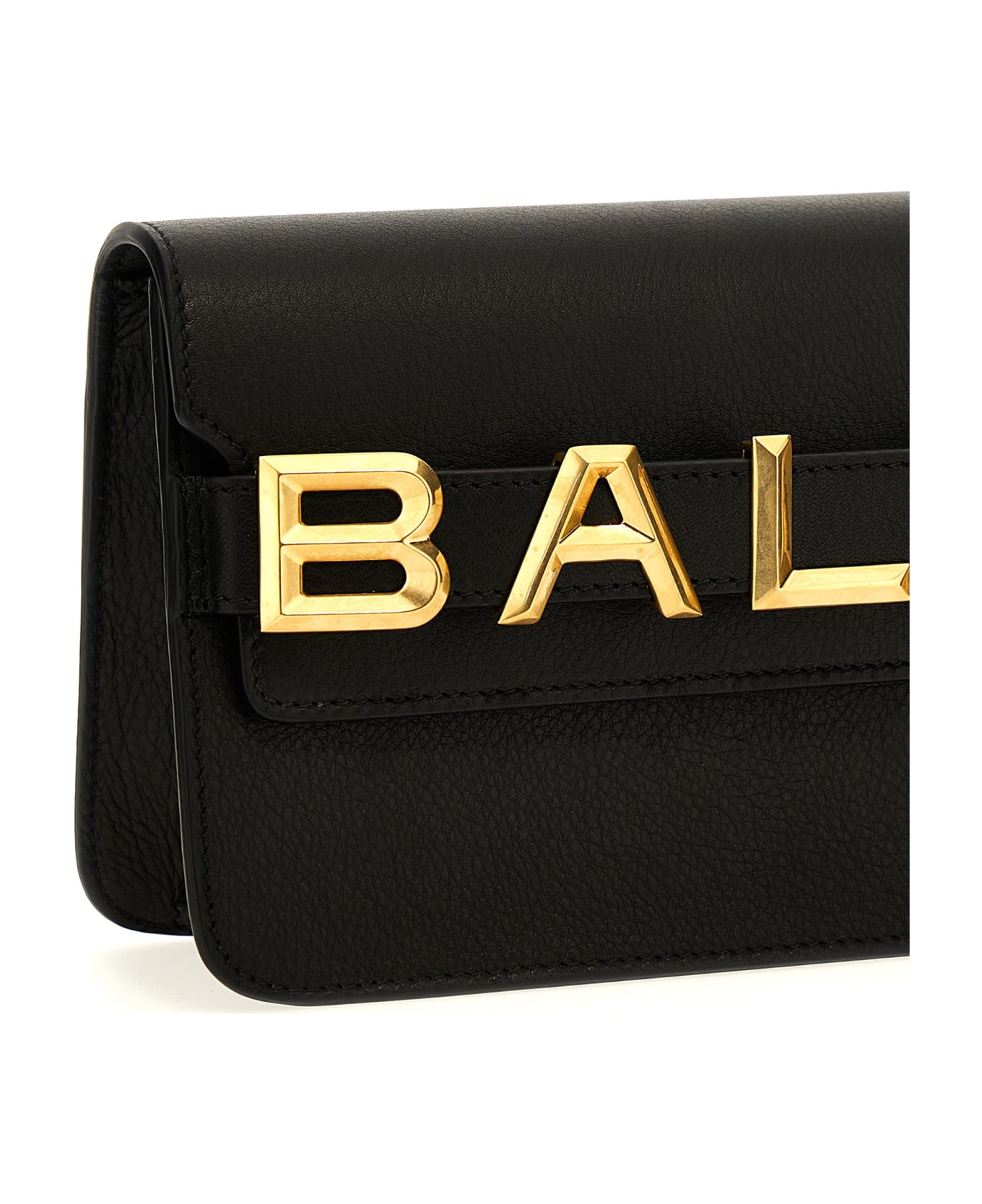 Bally Logo Crossbody Bag - Black   クラッチバッグ