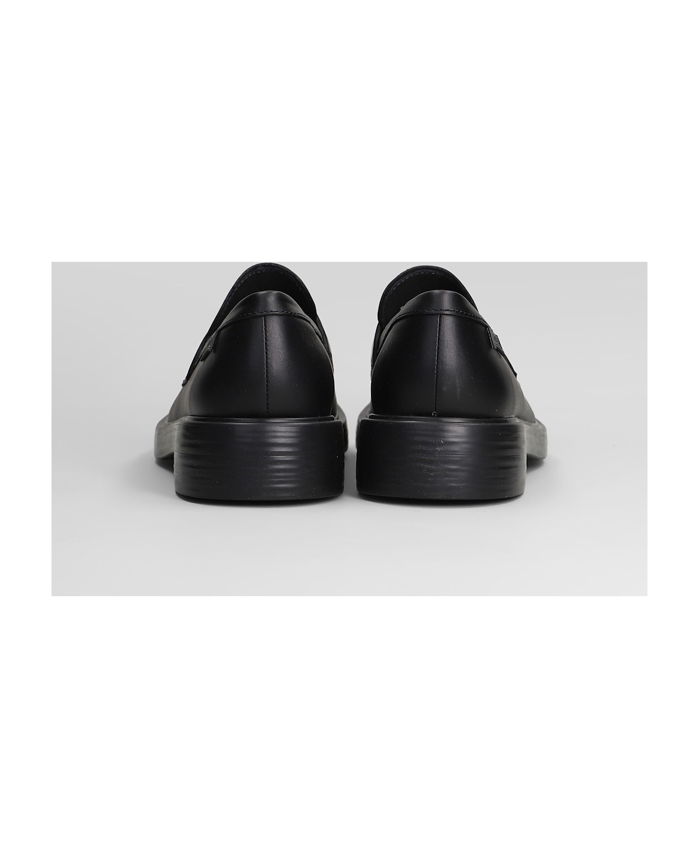 Camper Dean Loafers In Black Leather - black
