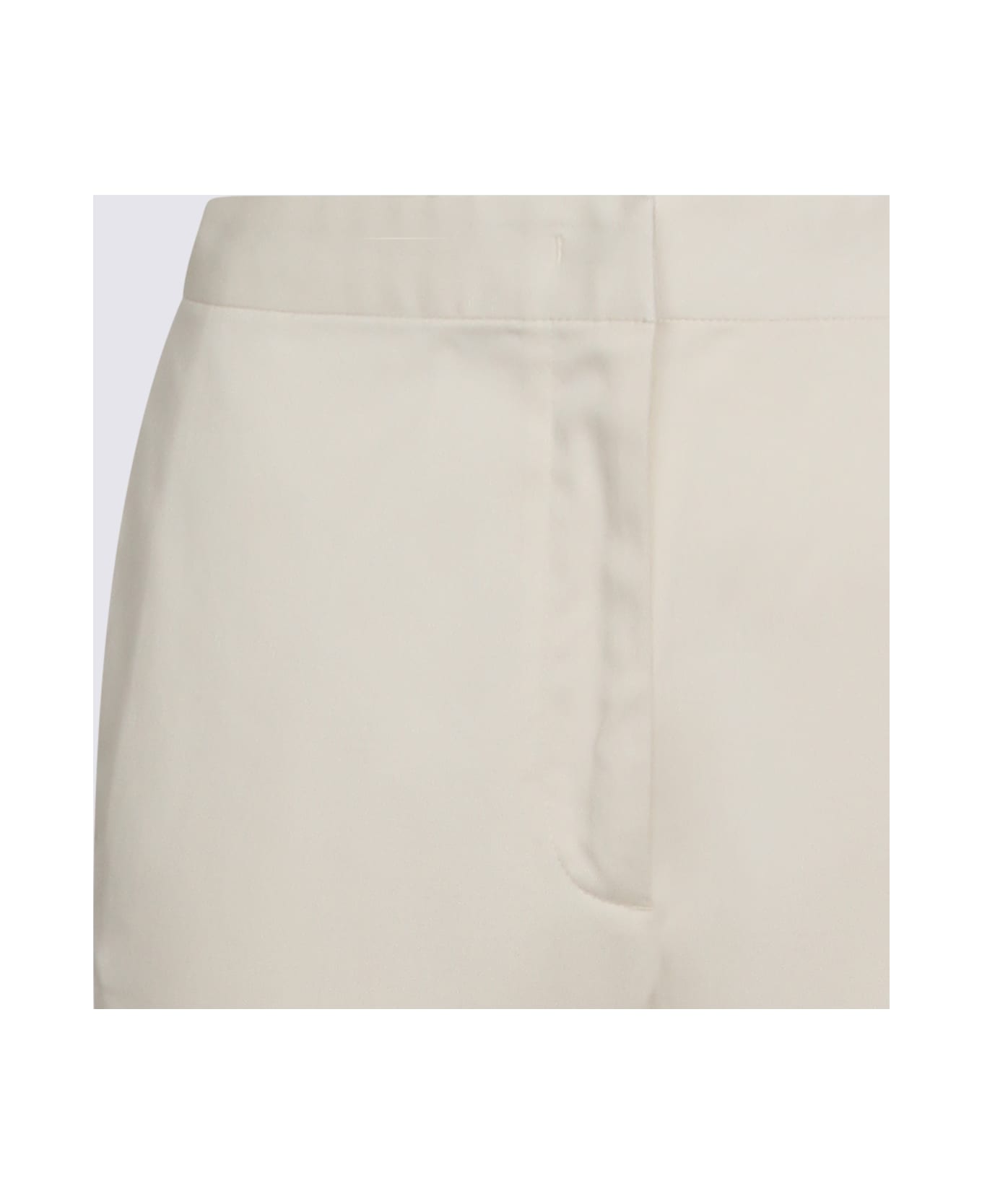 Fabiana Filippi White Cotton Pants - BURRO