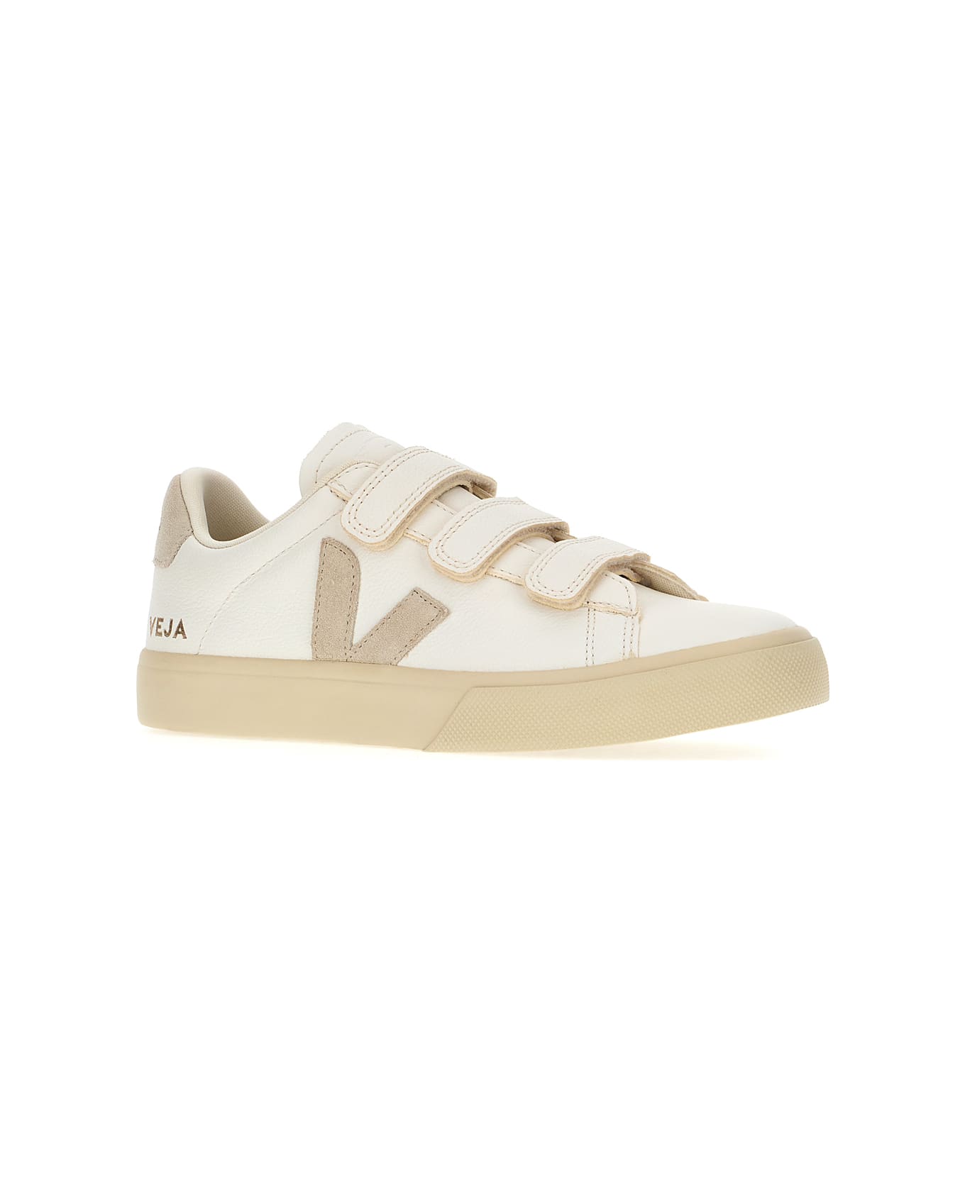 Veja White Leather Recife Chromefree Sneakers - EXTRAWHITENATURAL