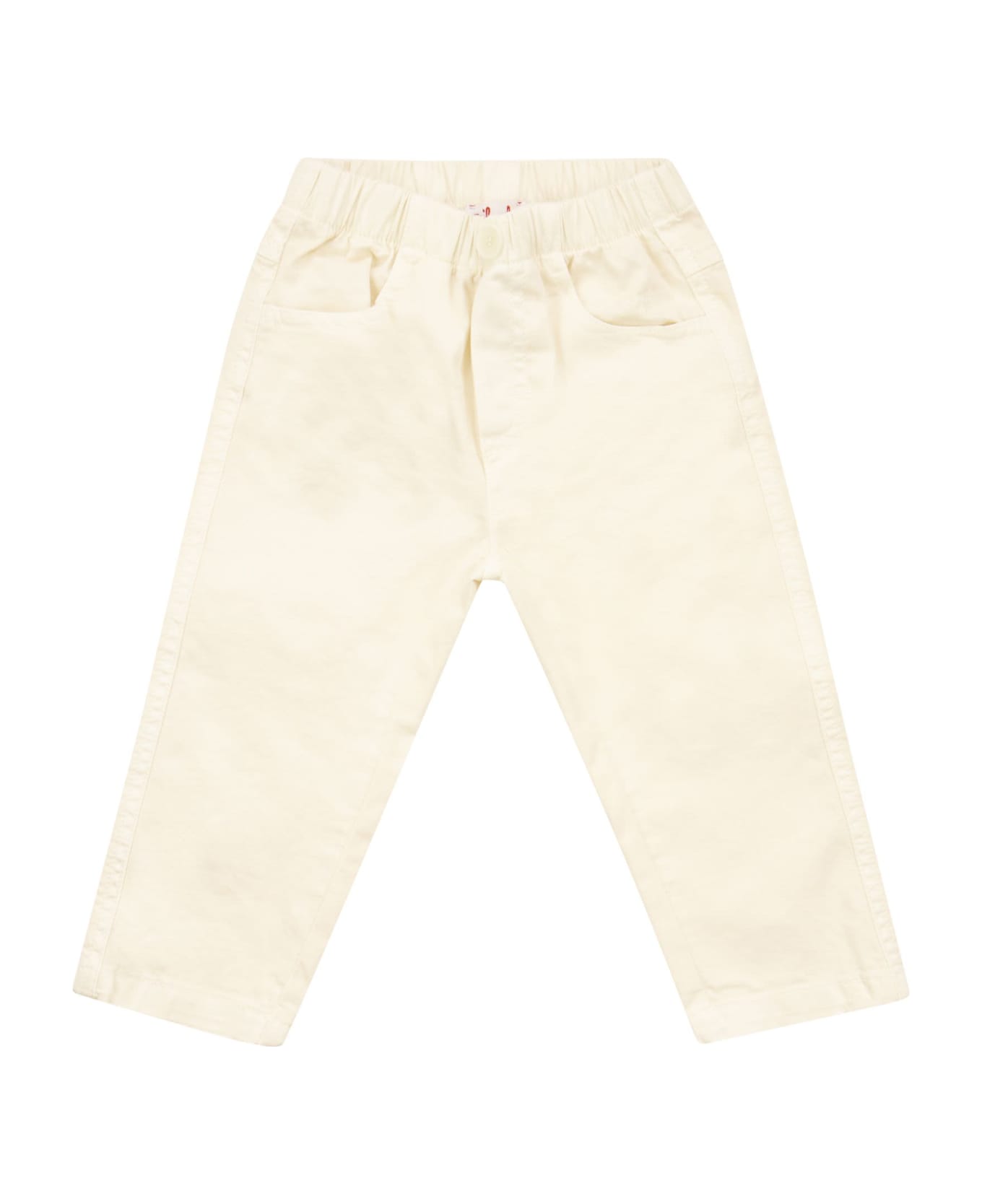 Il Gufo Cotton Trousers - Cream