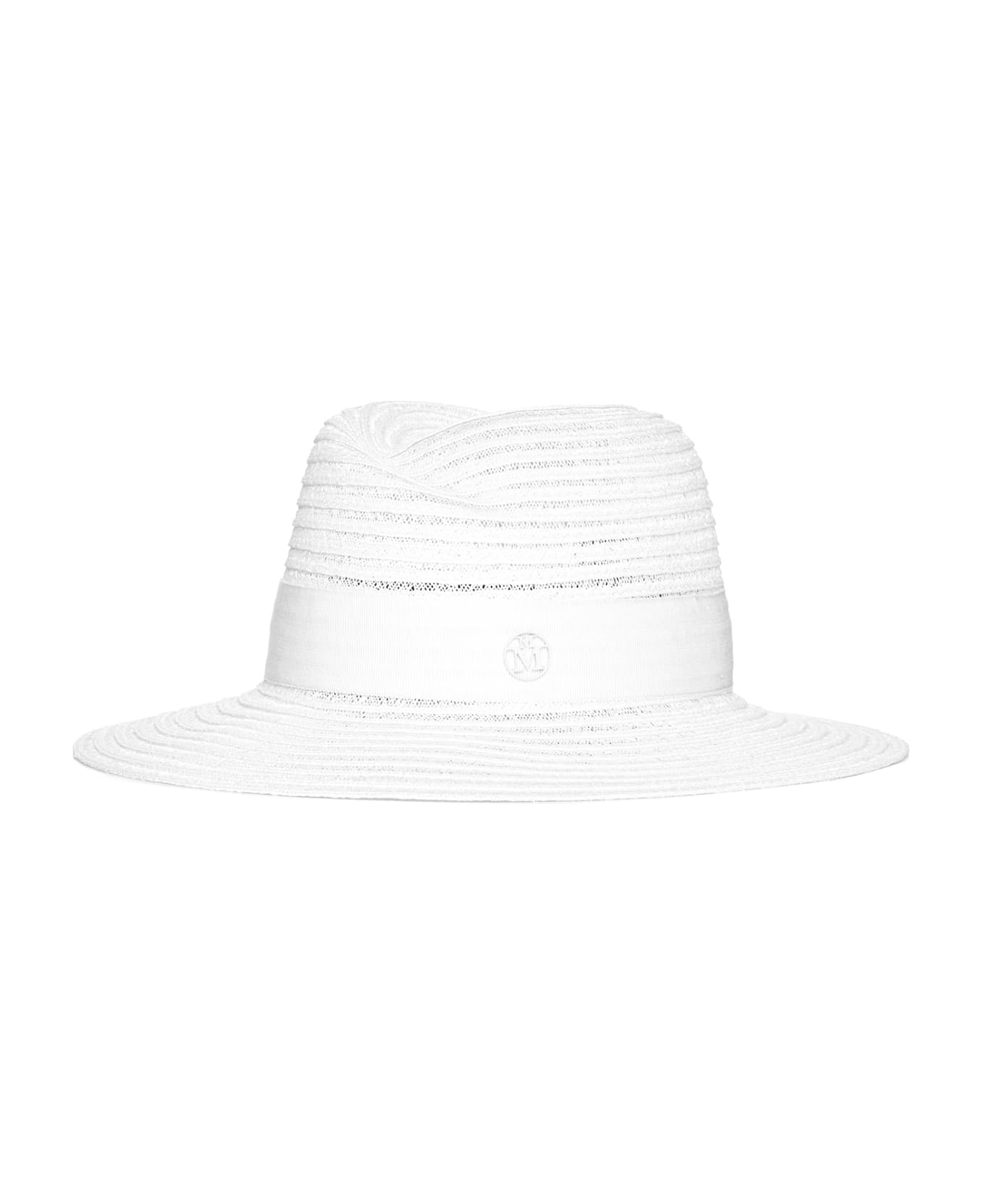 Maison Michel Hat - White