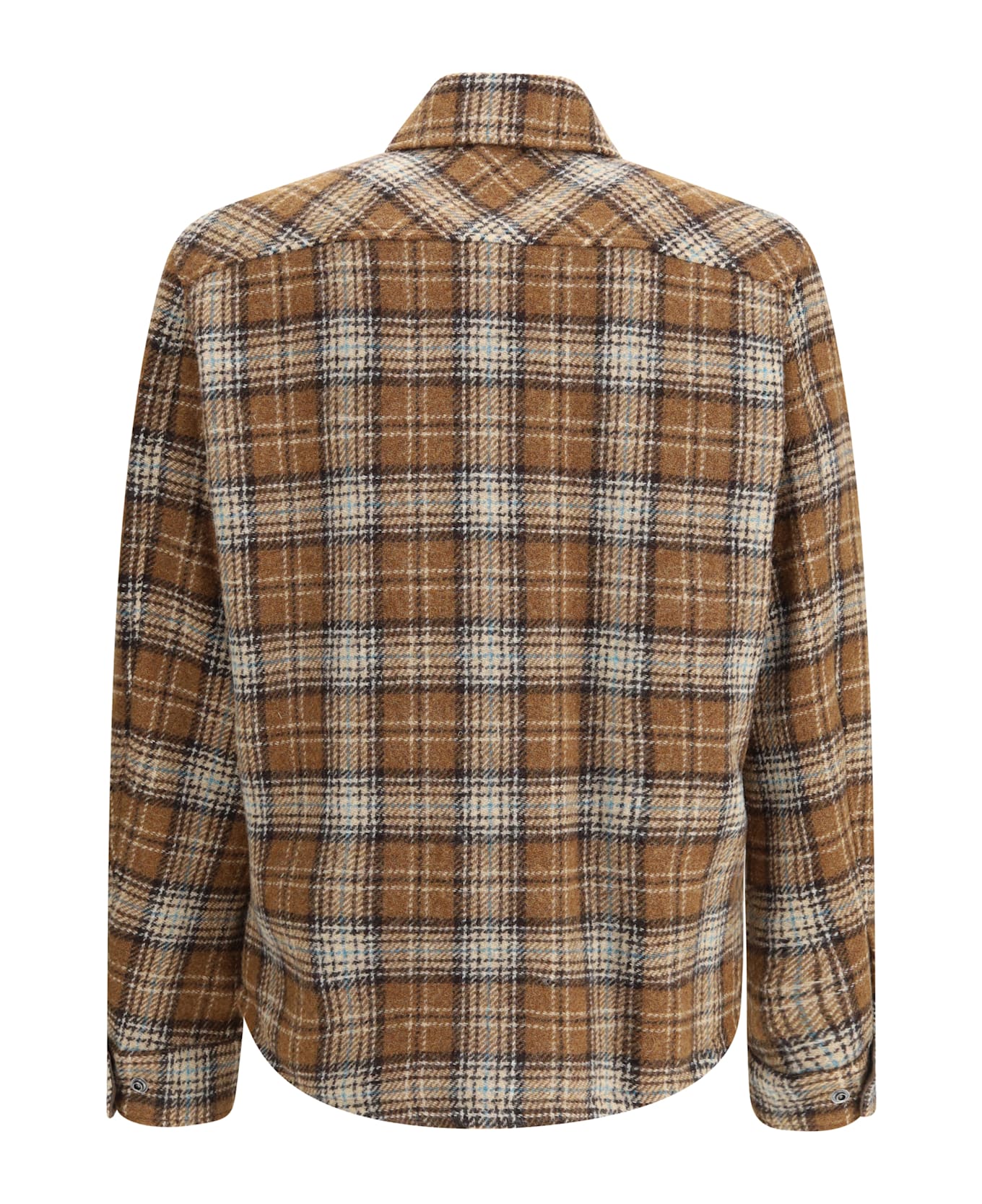 Moncler Checked Wool Overshirt