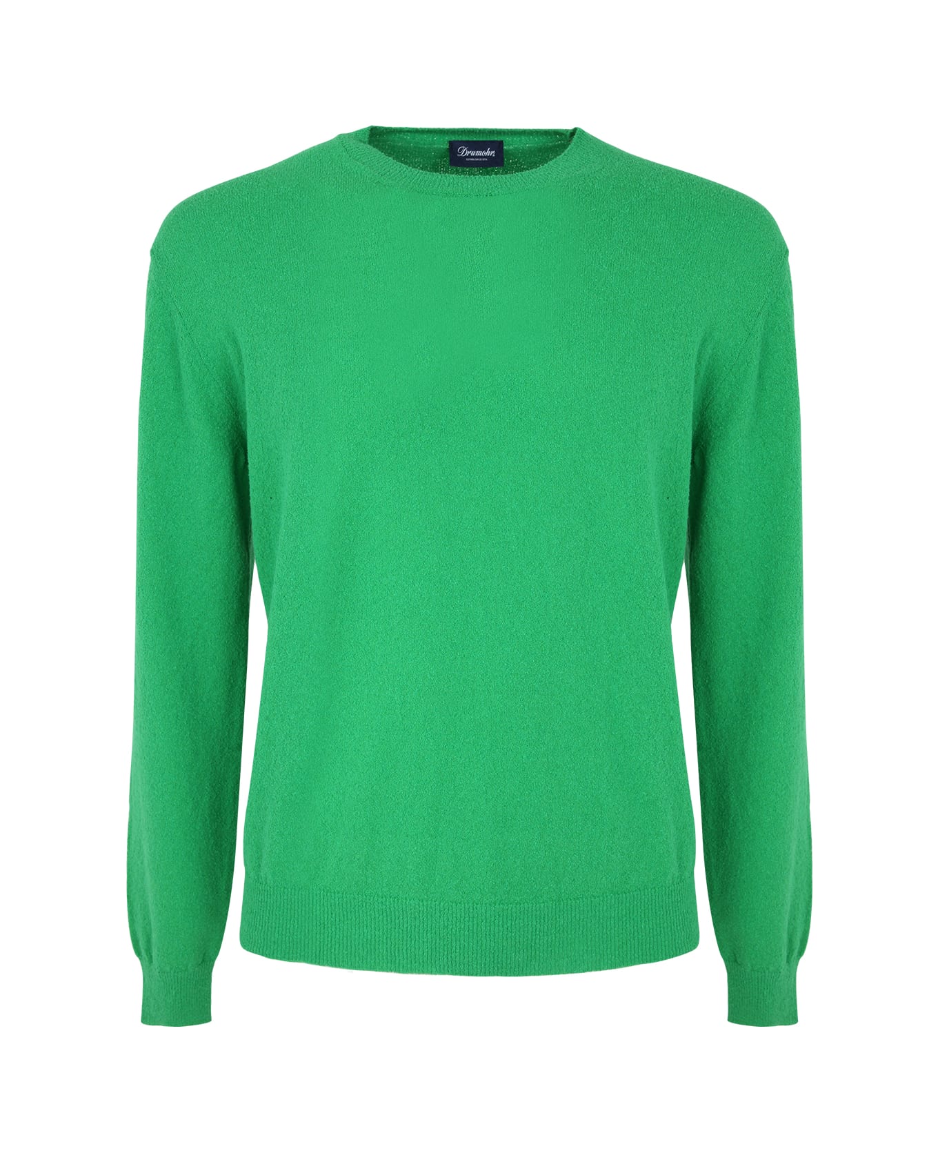Drumohr Long Sleeves Crew Neck T-shirt - Green