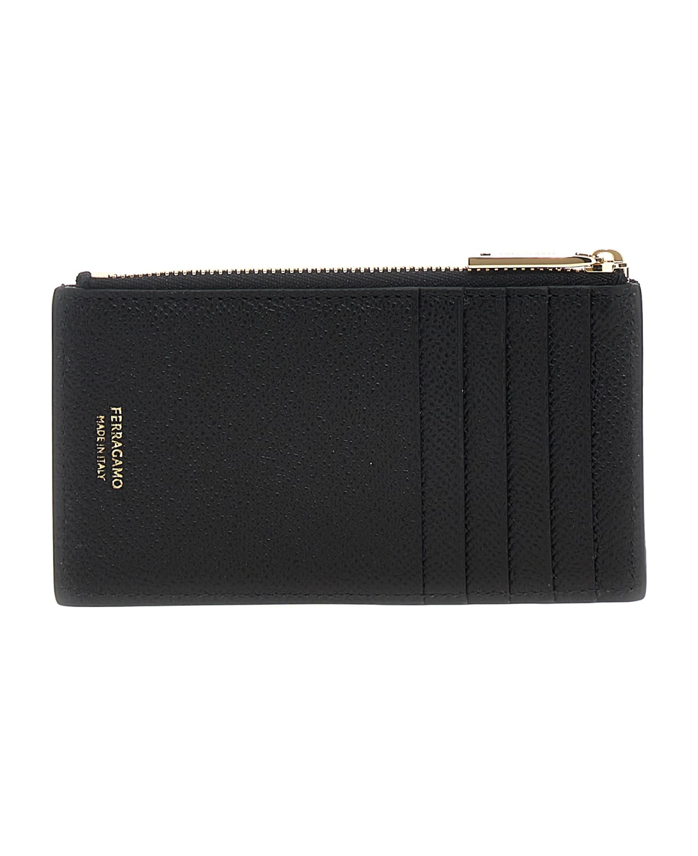 Ferragamo 
gancini
 Card Holder - Black  