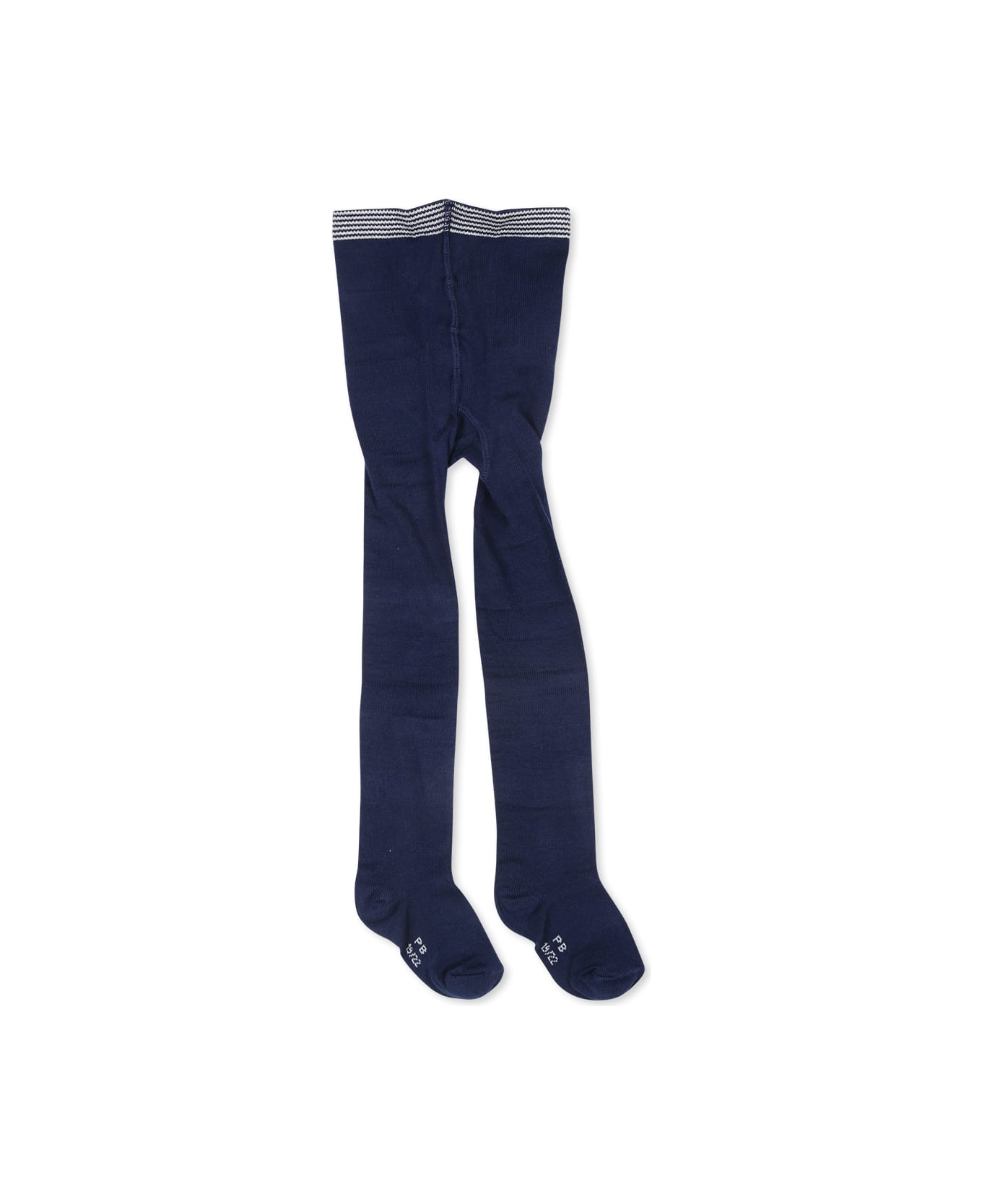 Petit Bateau Blue Tights For Baby Girl With Logo - Blue