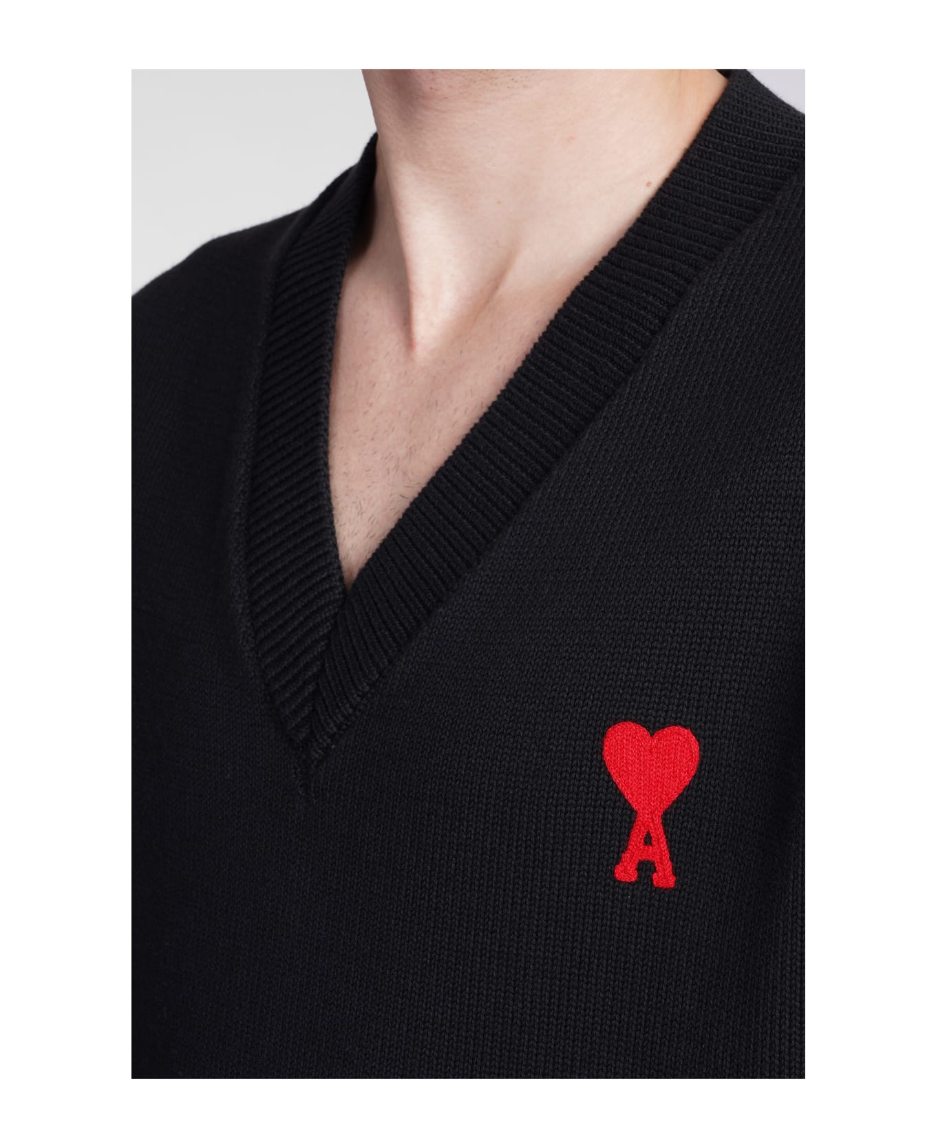 【送料&関税込】Ami Alexandre Mattiussi Vest In Black Wool Ami Alexandre Mattiussi Vest In Black Wool | italist, ALWAYS
