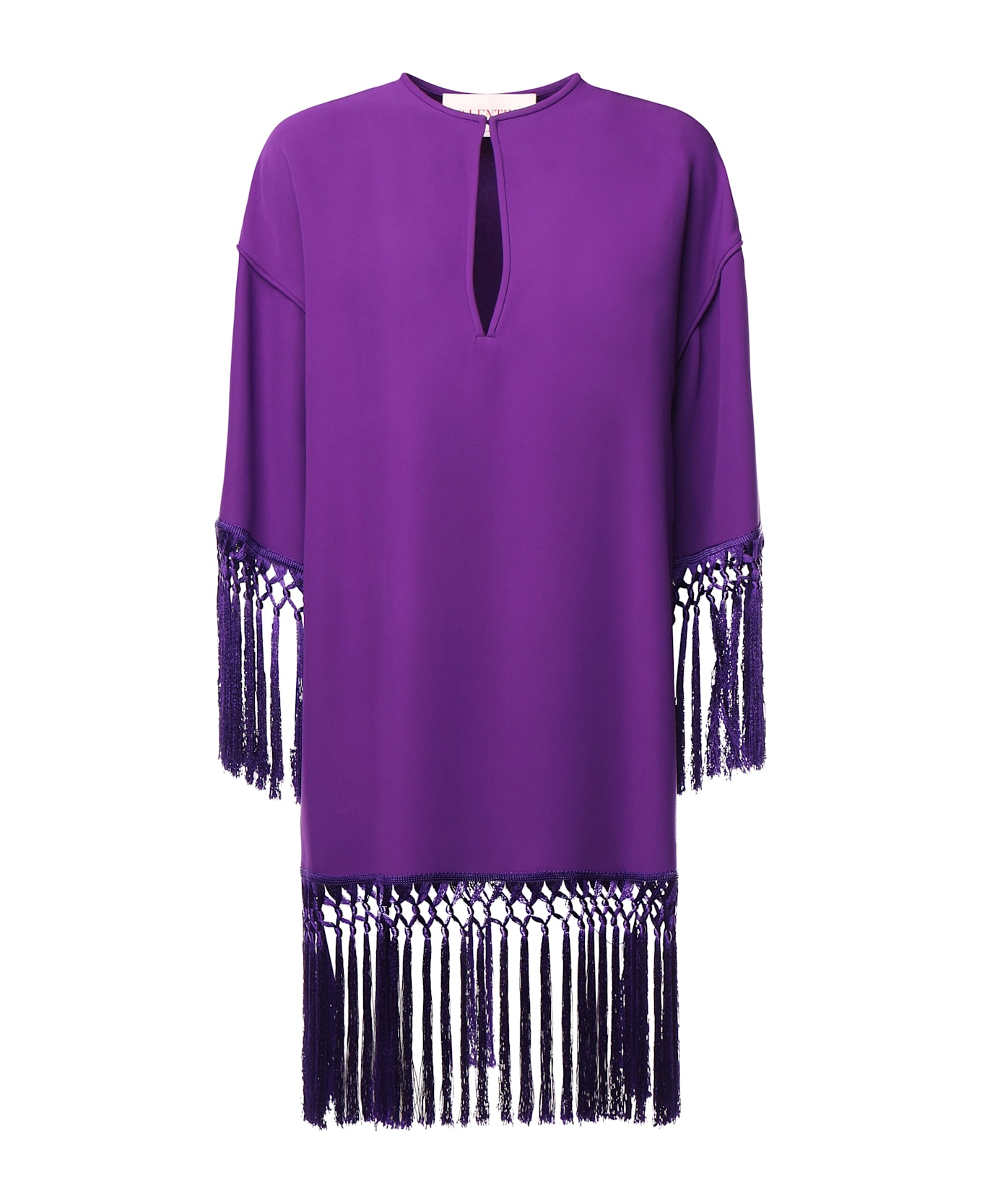 Valentino Garavani Purple Cady Dress - PURPLEORCHID