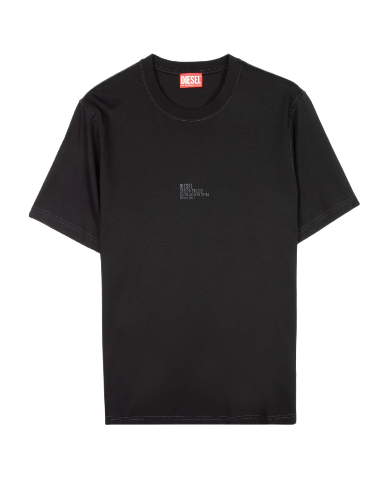 Diesel T-shirts And Polos Black - Black シャツ