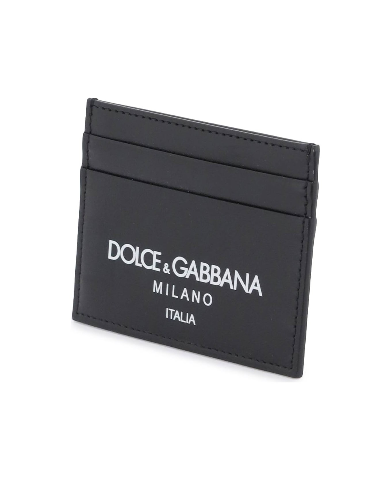 Dolce & Gabbana Leather Logo Cardholder - Print Dg Milano 財布