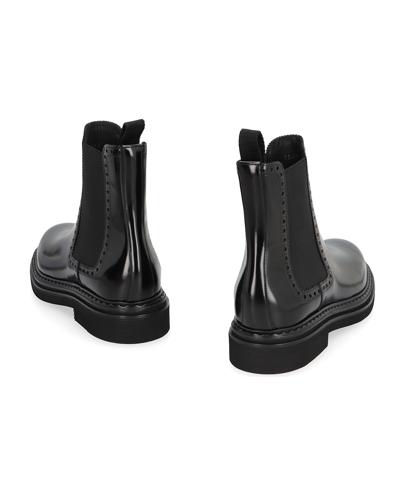 Dolce & Gabbana Leather Chelsea Boots - black
