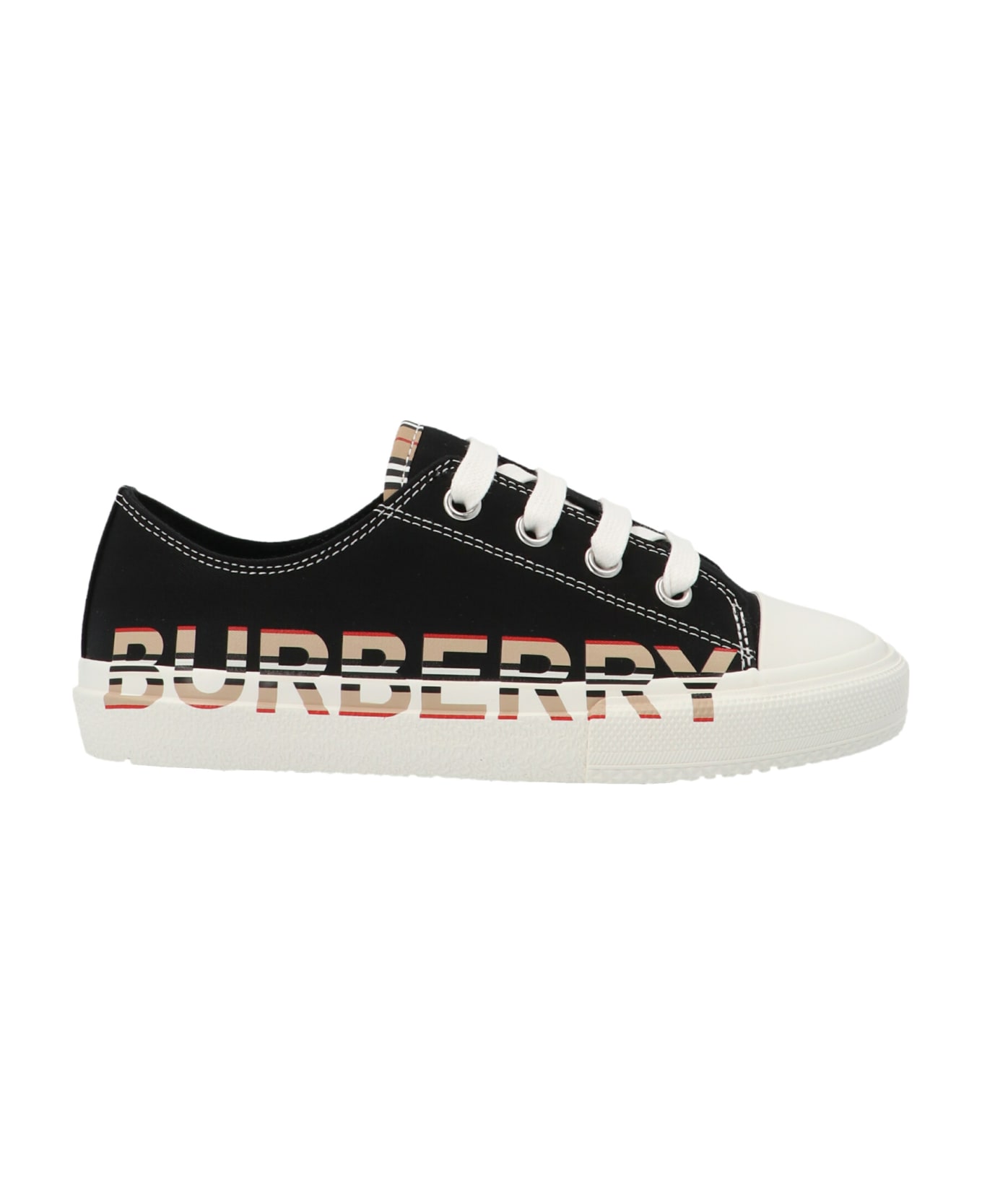 Burberry Logo Sneakers - Black  