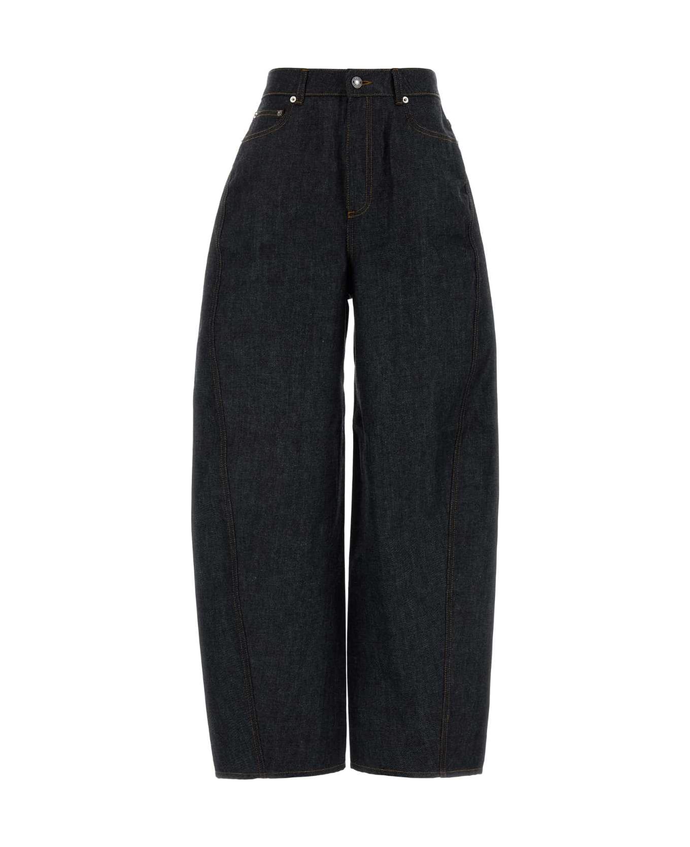 Givenchy Denim Wide-leg Jeans - DARKBLUE