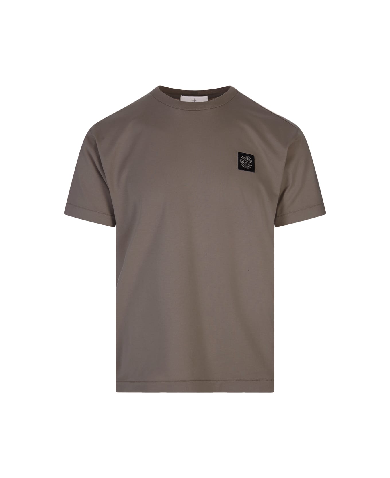 Stone Island Dove 60/2 Cotton T-shirt - Brown