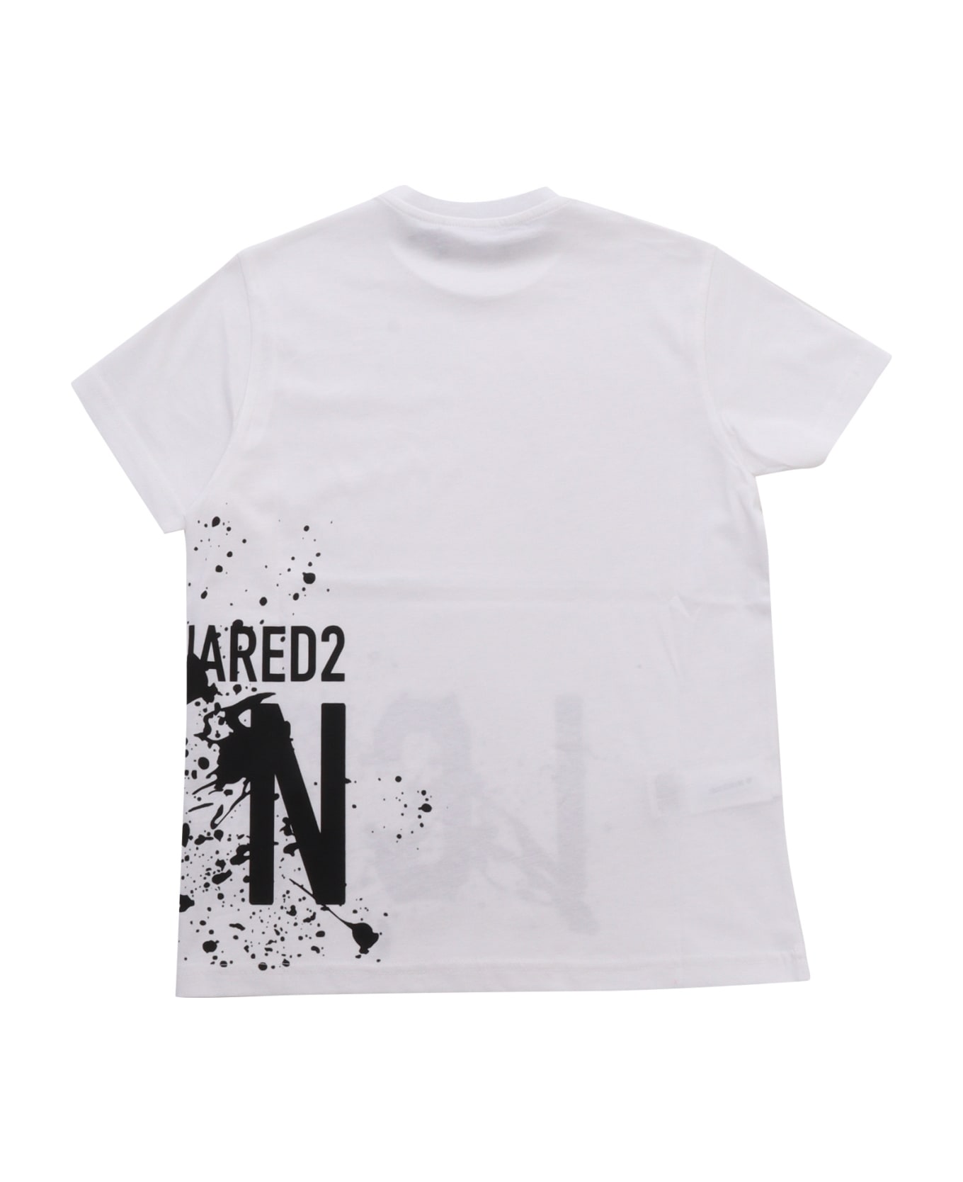 Dsquared2 White T-shirt With Logo - WHITE
