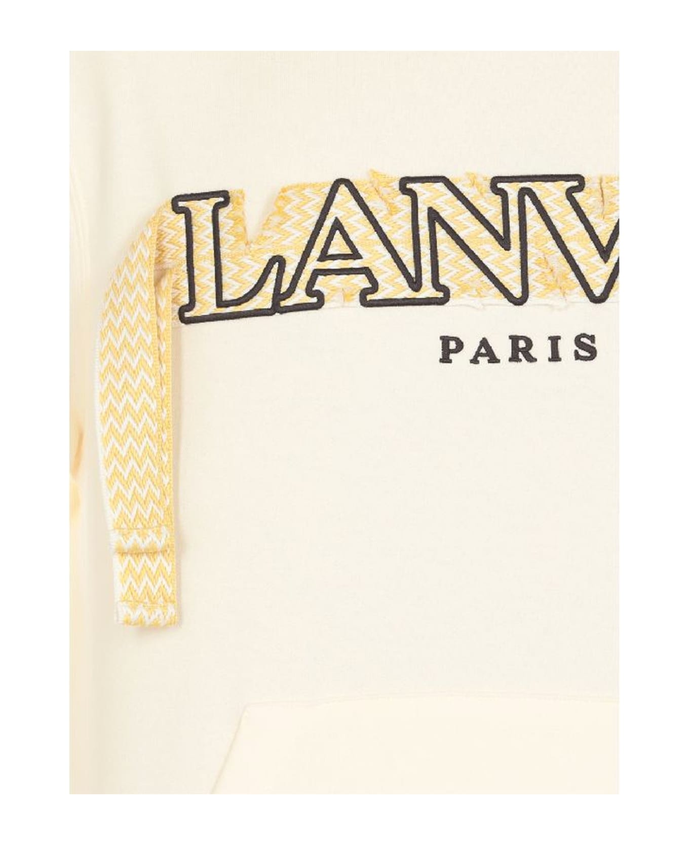 Lanvin Cotton Logo Sweatshirt - White