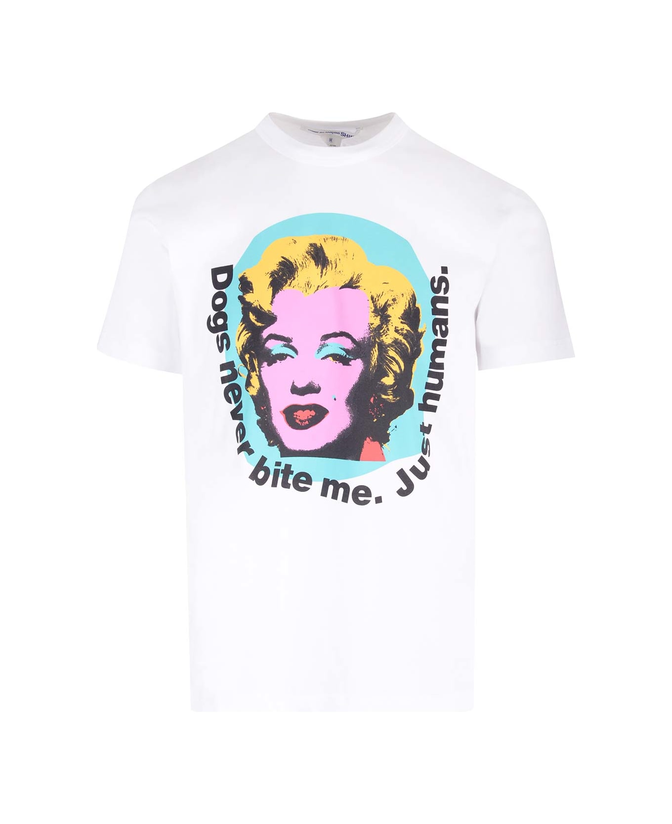 Comme des Garçons Shirt T-shirt With Marilyn Monroe Print - WHITE