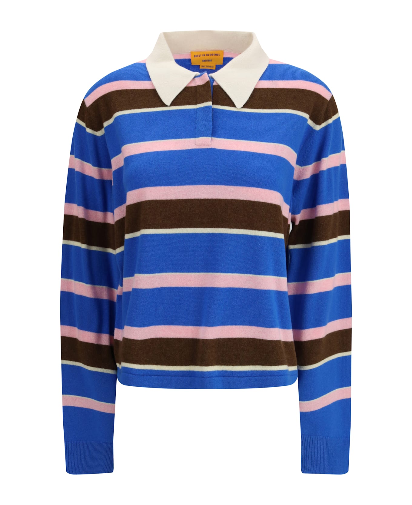 Guest in Residence Rugby Cropped Striped Jumper