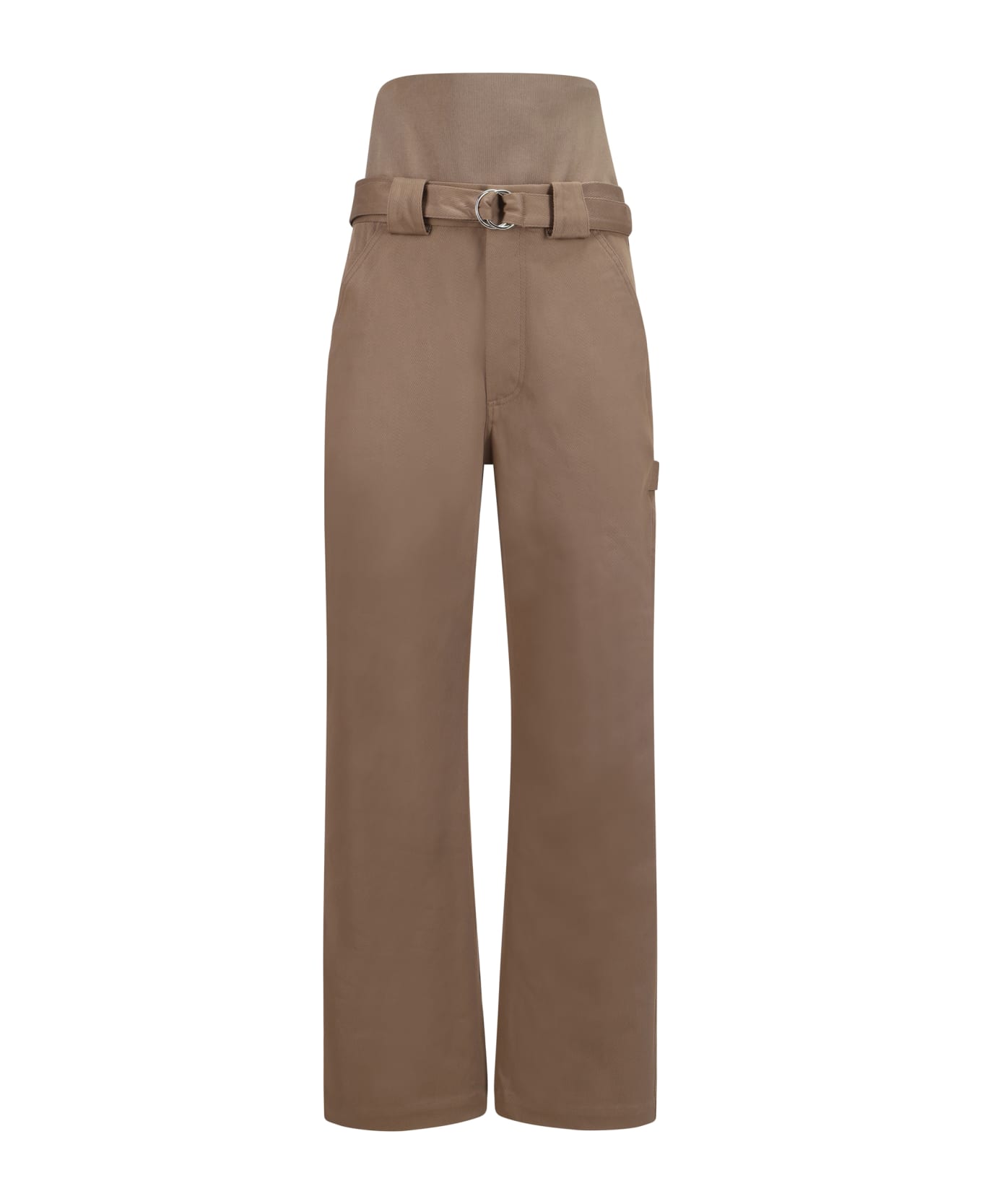 Alaia Cargo Pants With Headband - Tan