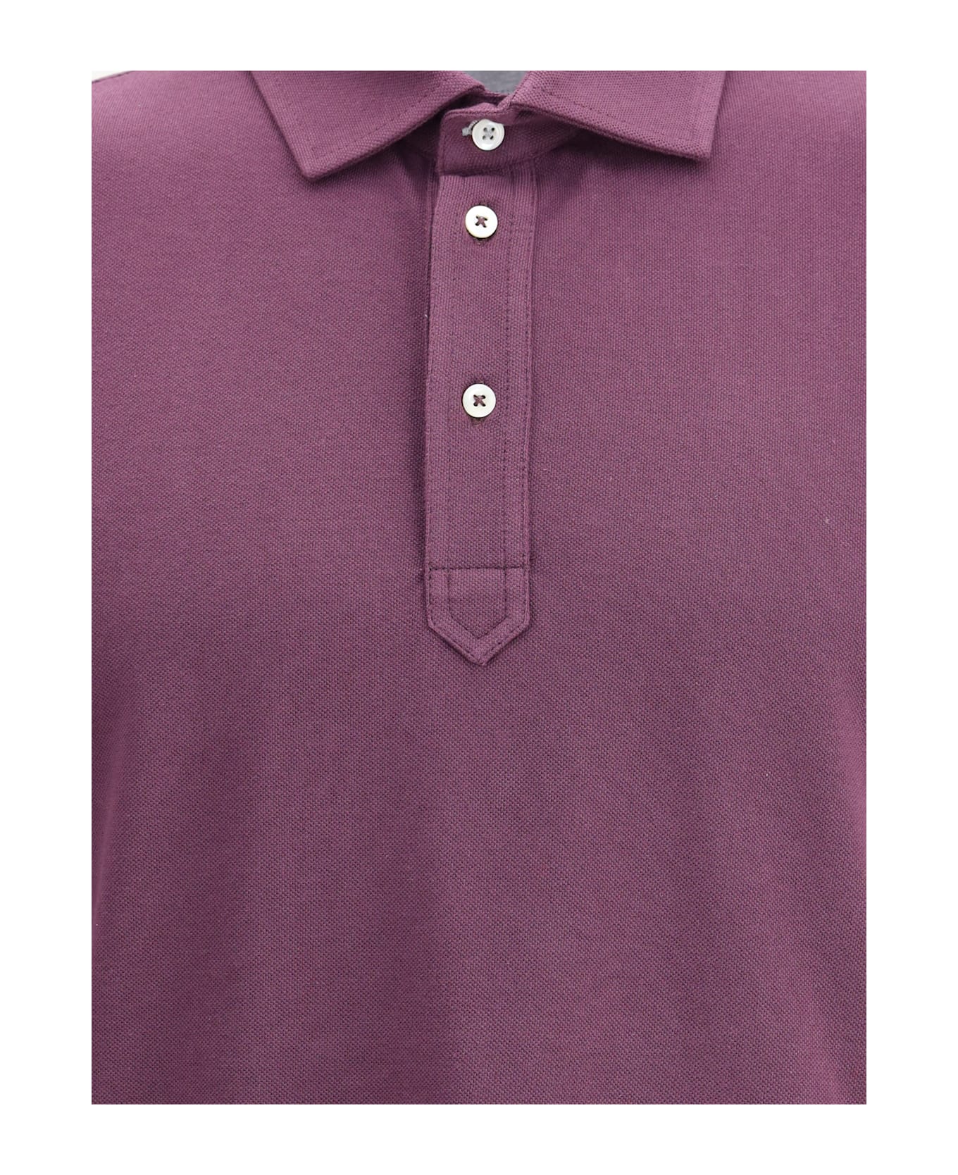 Brunello Cucinelli Monochrome Polo Shirt