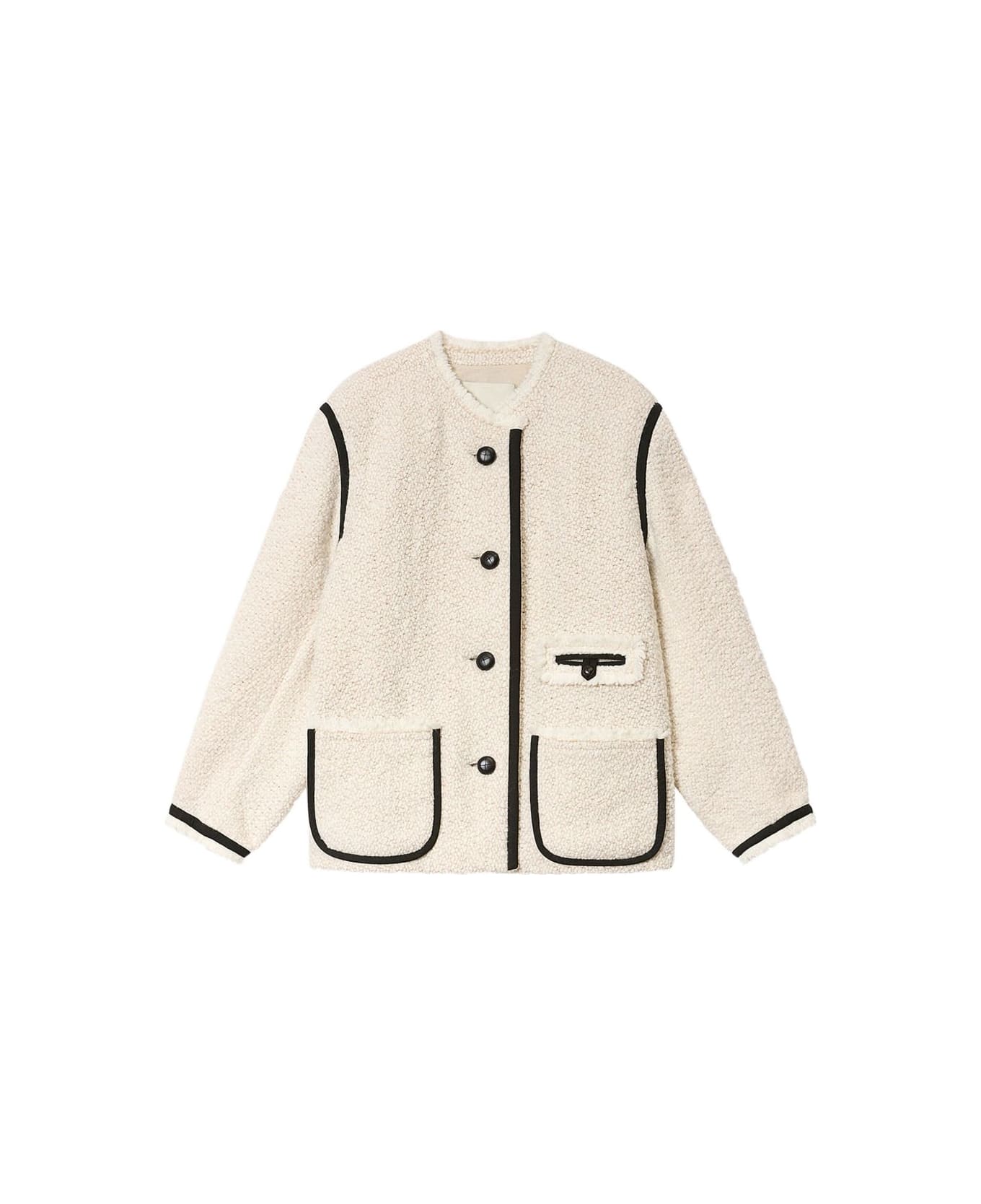 Isabel Marant Maylin Wool Blend Jacket - Beige