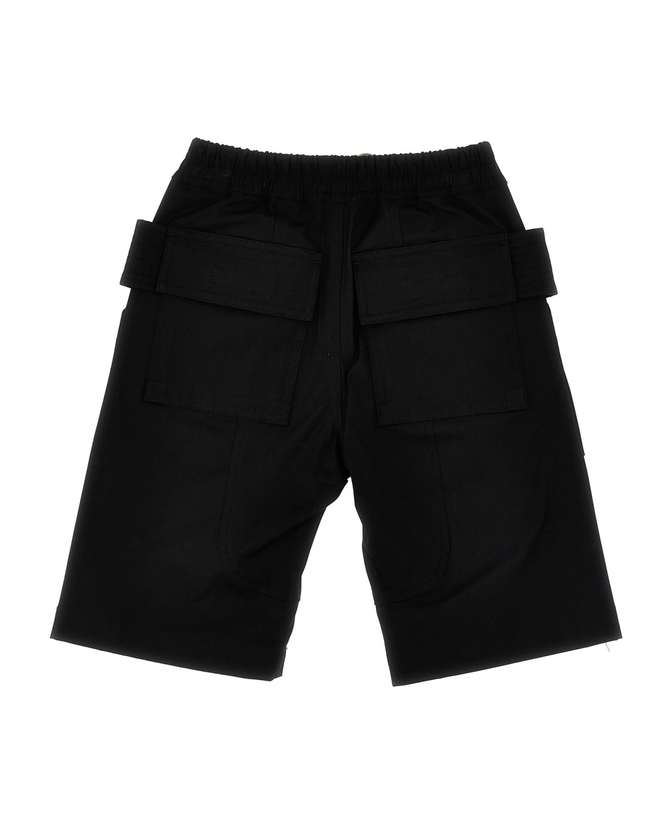 Rick Owens 'creatch Cargo Pods' Bermuda Shorts - BLACK