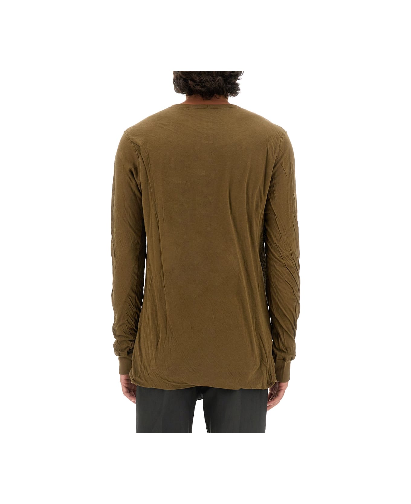 Rick Owens Cotton T-shirt - BROWN