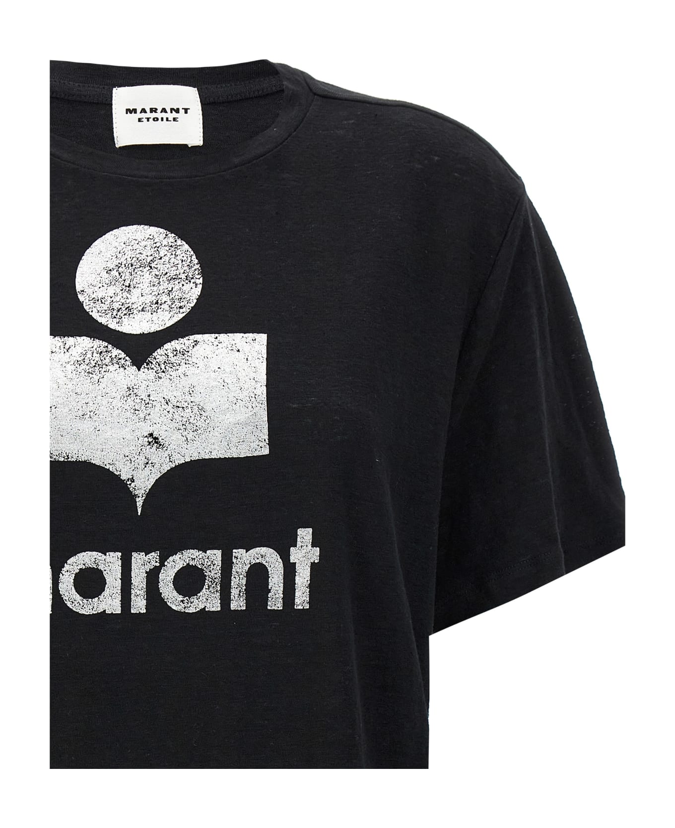 Marant Étoile Zewel Linen T-shirt - Black